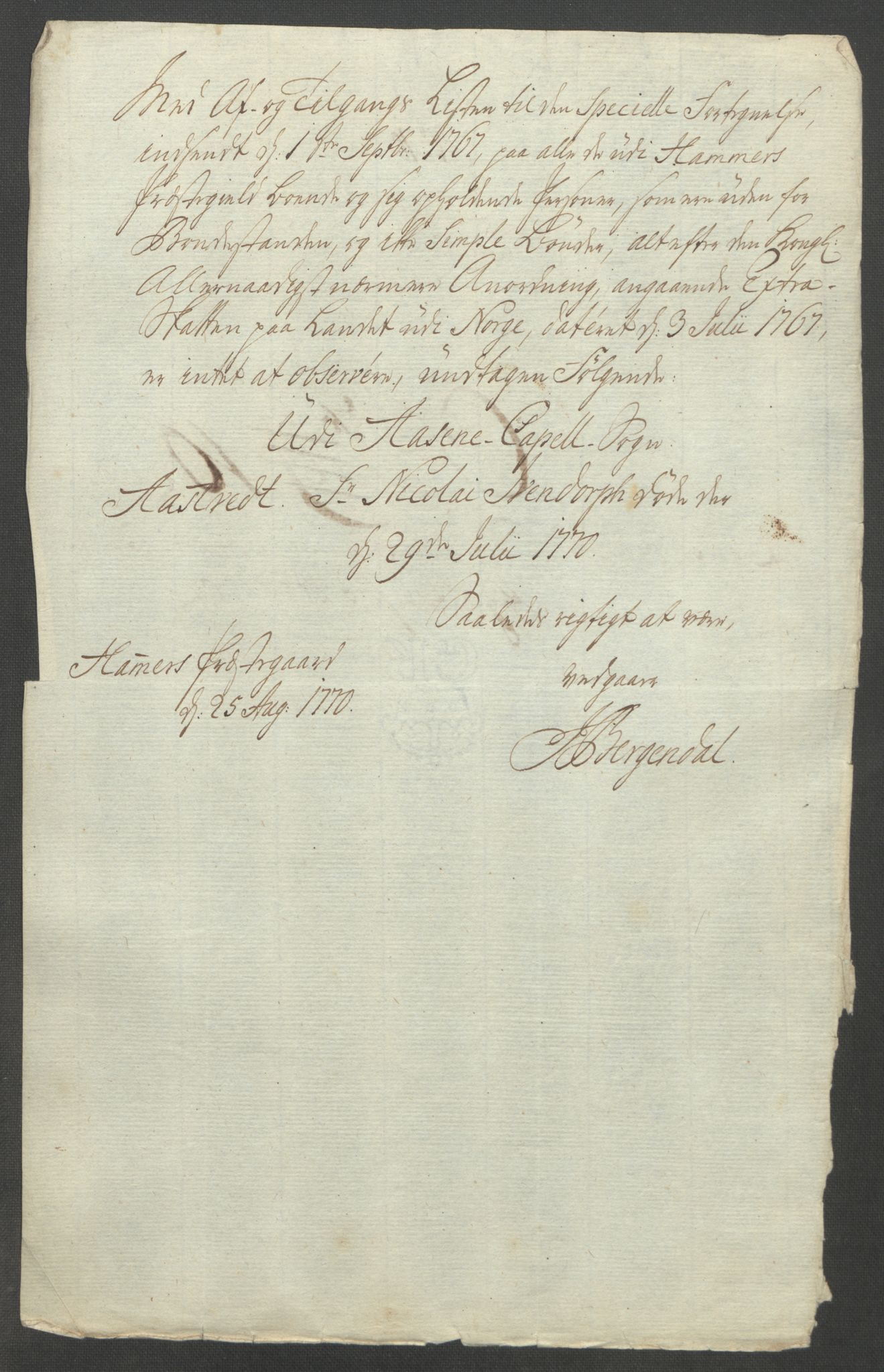 Rentekammeret inntil 1814, Reviderte regnskaper, Fogderegnskap, RA/EA-4092/R51/L3303: Ekstraskatten Nordhordland og Voss, 1762-1772, s. 420