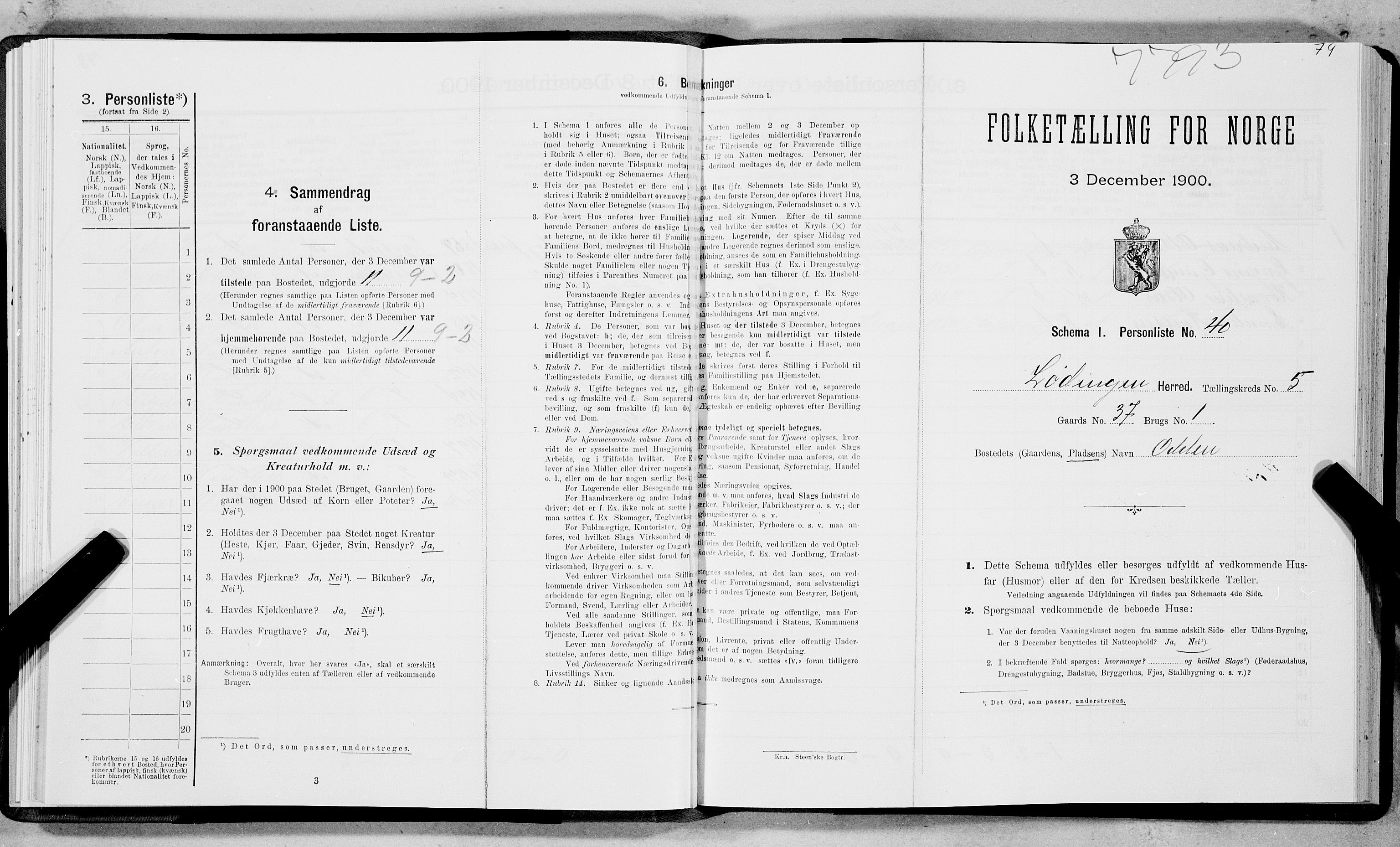 SAT, Folketelling 1900 for 1851 Lødingen herred, 1900, s. 557