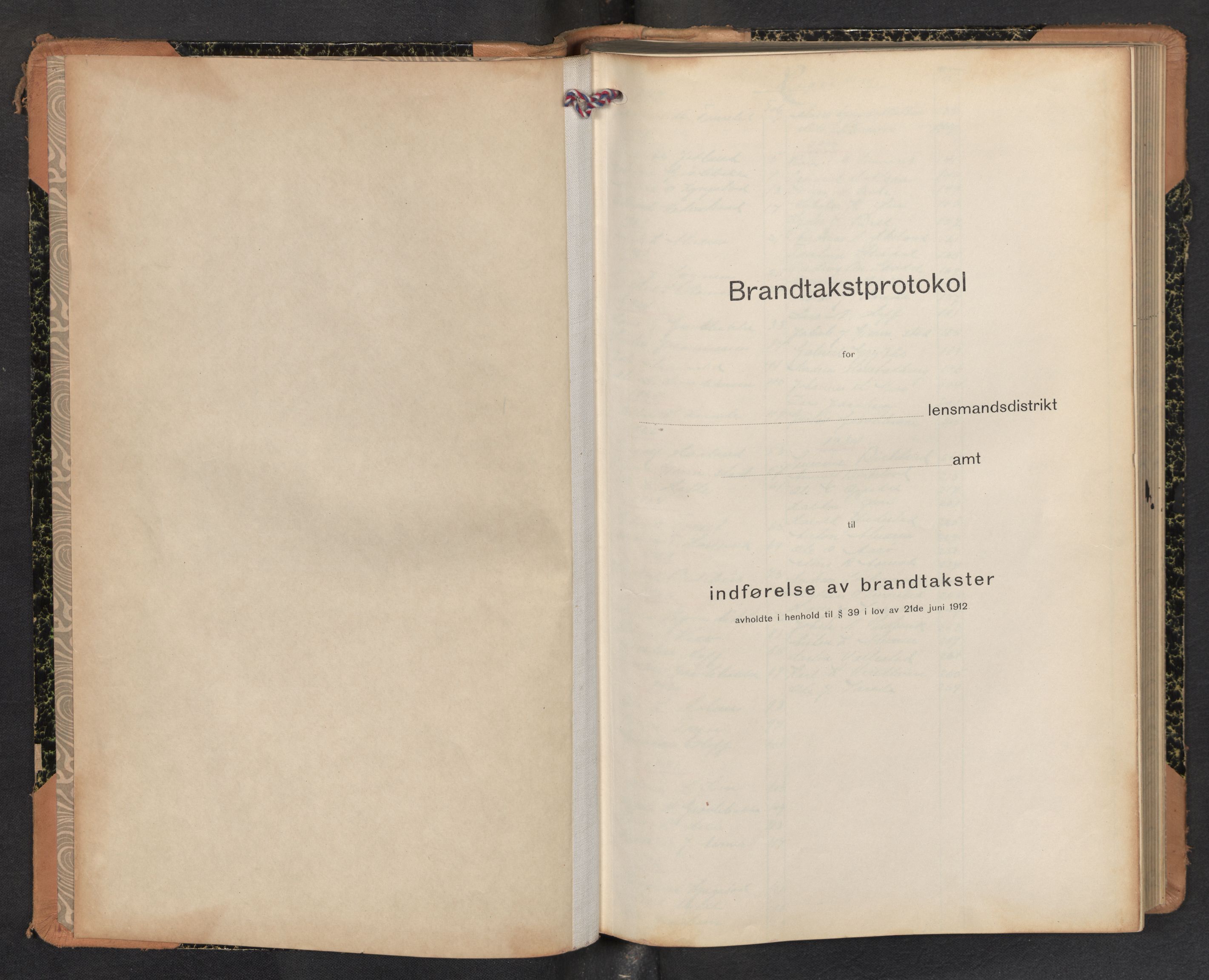 Lensmannen i Gaular, SAB/A-27601/0012/L0006: Branntakstprotokoll, skjematakst, 1917-1943