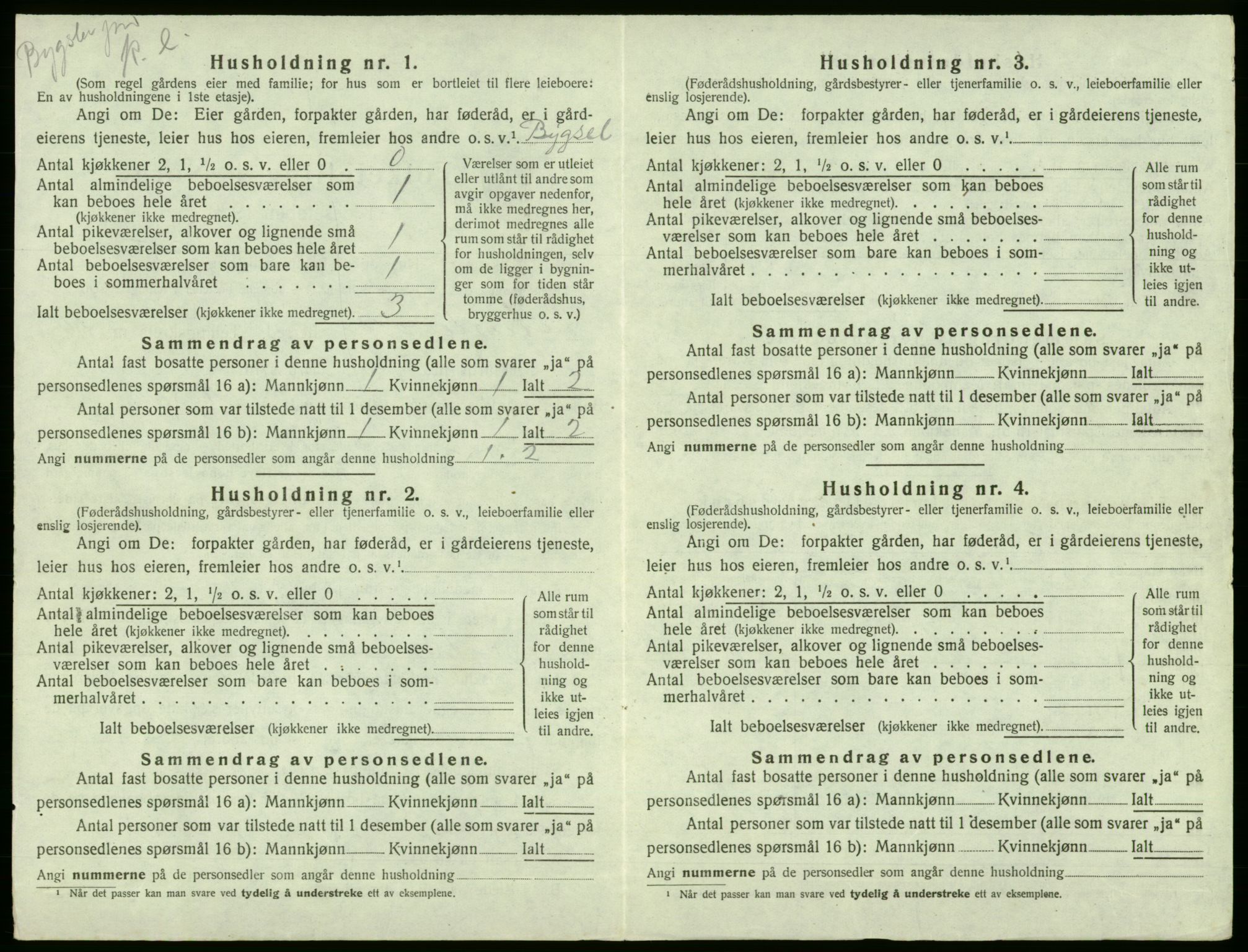 SAB, Folketelling 1920 for 1244 Austevoll herred, 1920, s. 811