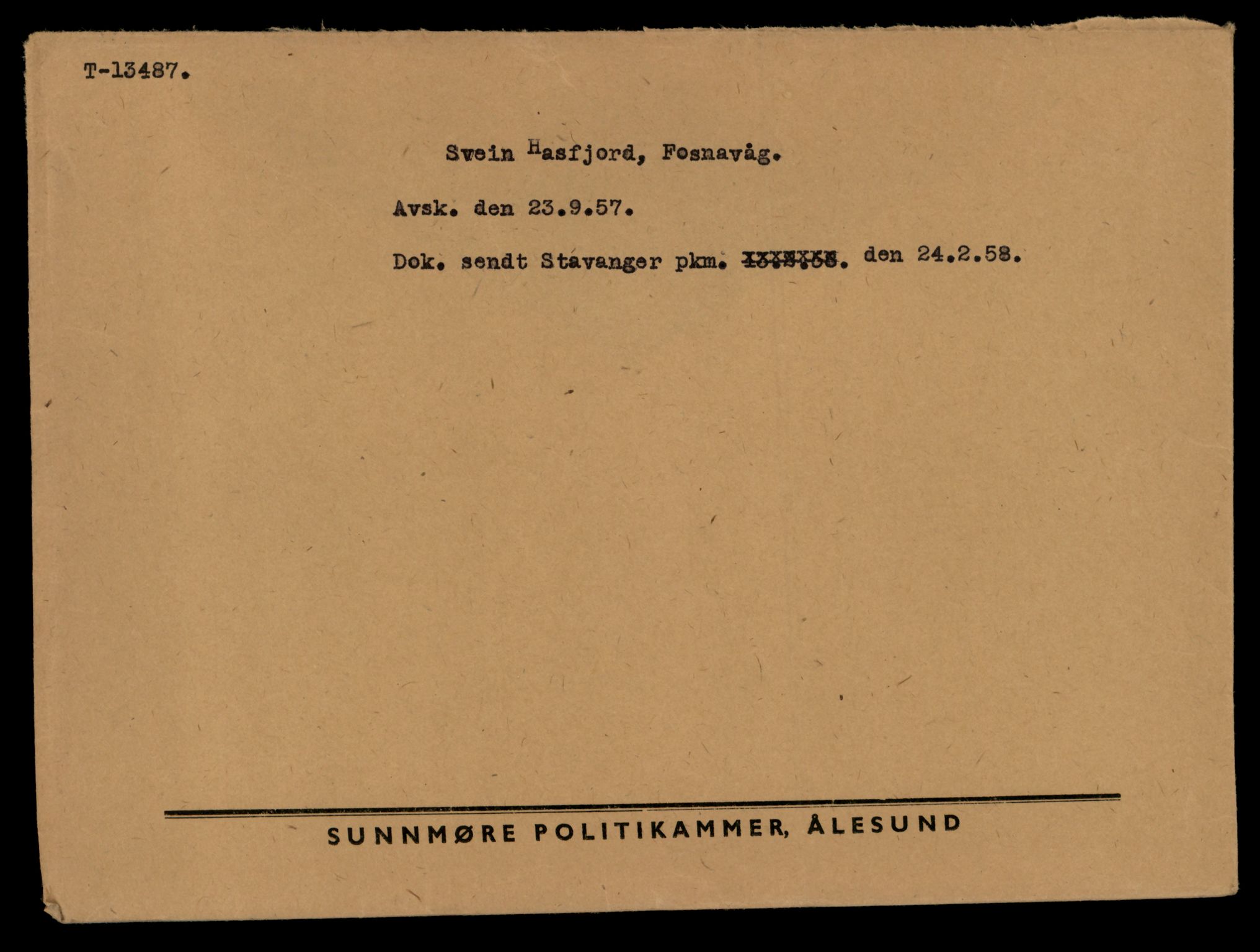 Møre og Romsdal vegkontor - Ålesund trafikkstasjon, AV/SAT-A-4099/F/Fe/L0039: Registreringskort for kjøretøy T 13361 - T 13530, 1927-1998, s. 2160