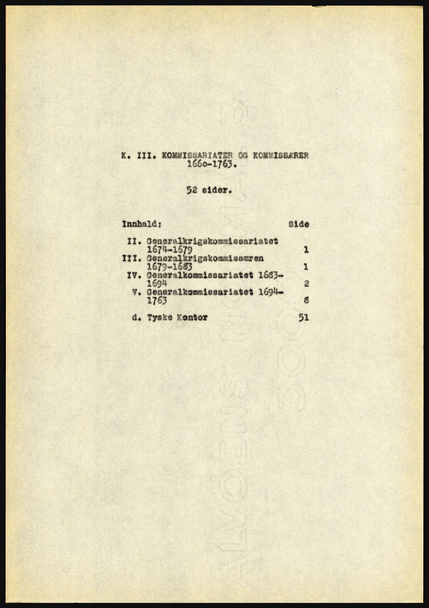 Riksarkivet, Seksjon for eldre arkiv og spesialsamlinger, AV/RA-EA-6797/H/Ha, 1953