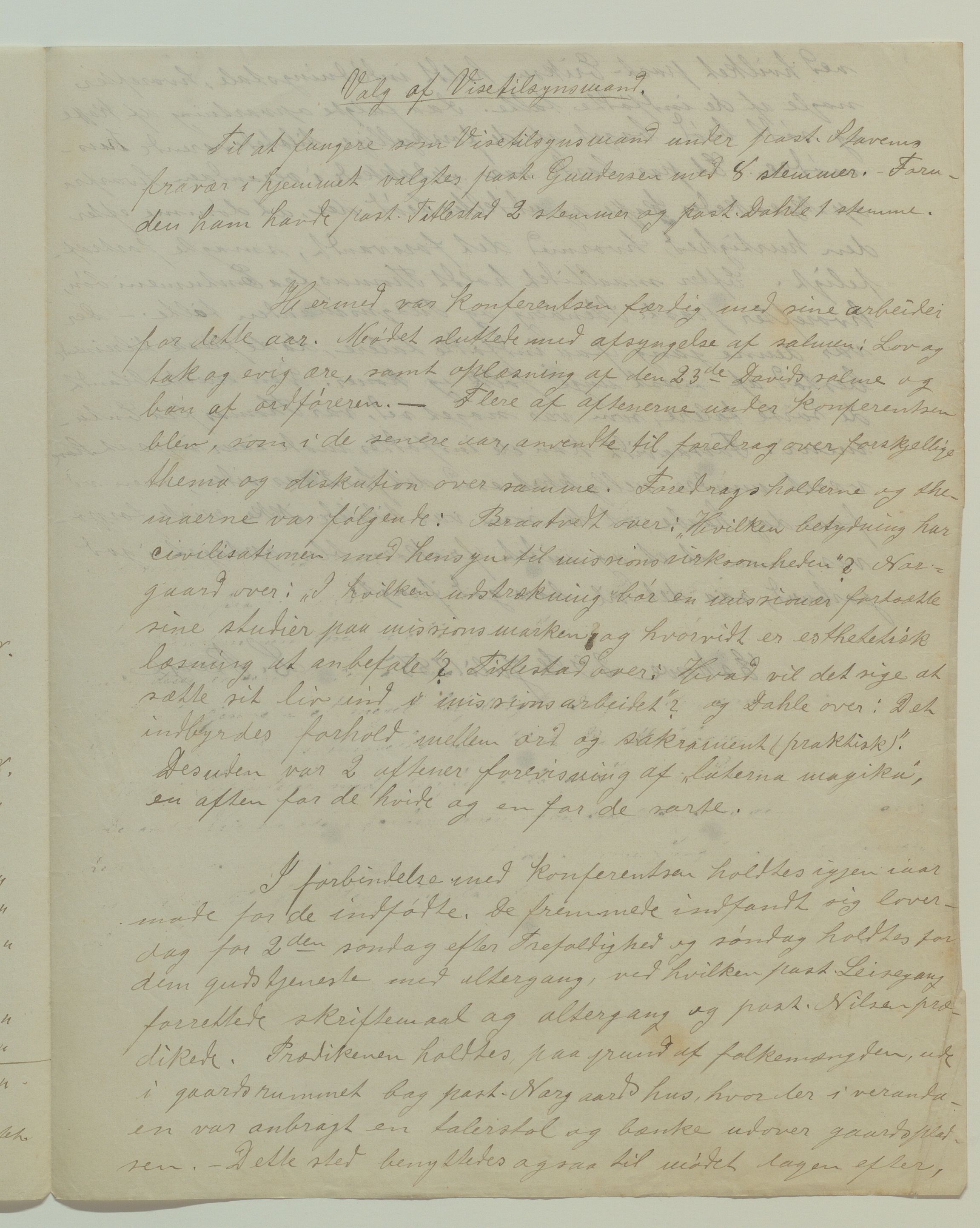 Det Norske Misjonsselskap - hovedadministrasjonen, VID/MA-A-1045/D/Da/Daa/L0036/0010: Konferansereferat og årsberetninger / Konferansereferat fra Sør-Afrika., 1885