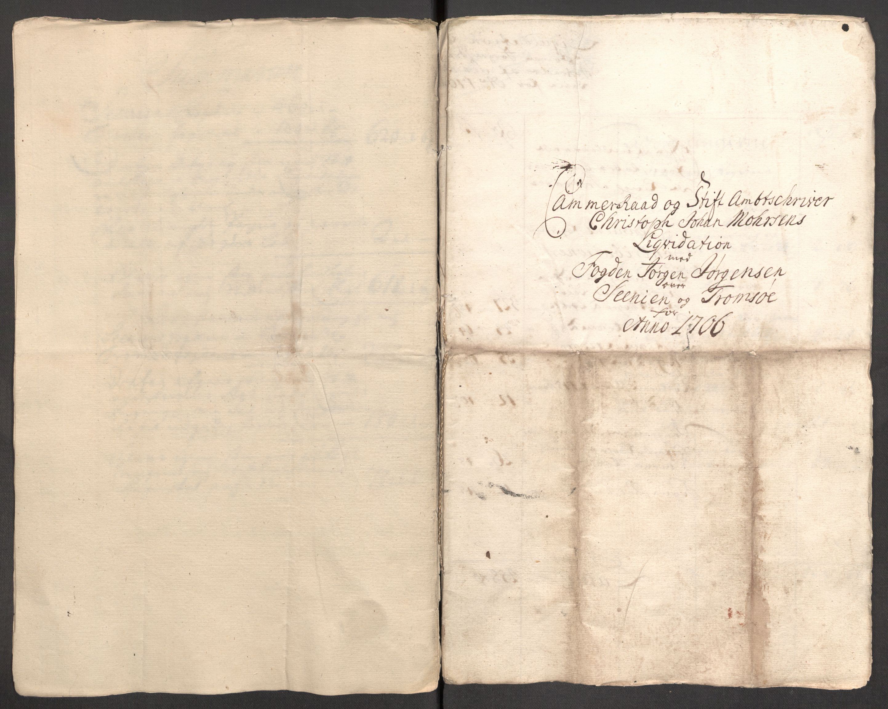 Rentekammeret inntil 1814, Reviderte regnskaper, Fogderegnskap, AV/RA-EA-4092/R68/L4756: Fogderegnskap Senja og Troms, 1705-1707, s. 87