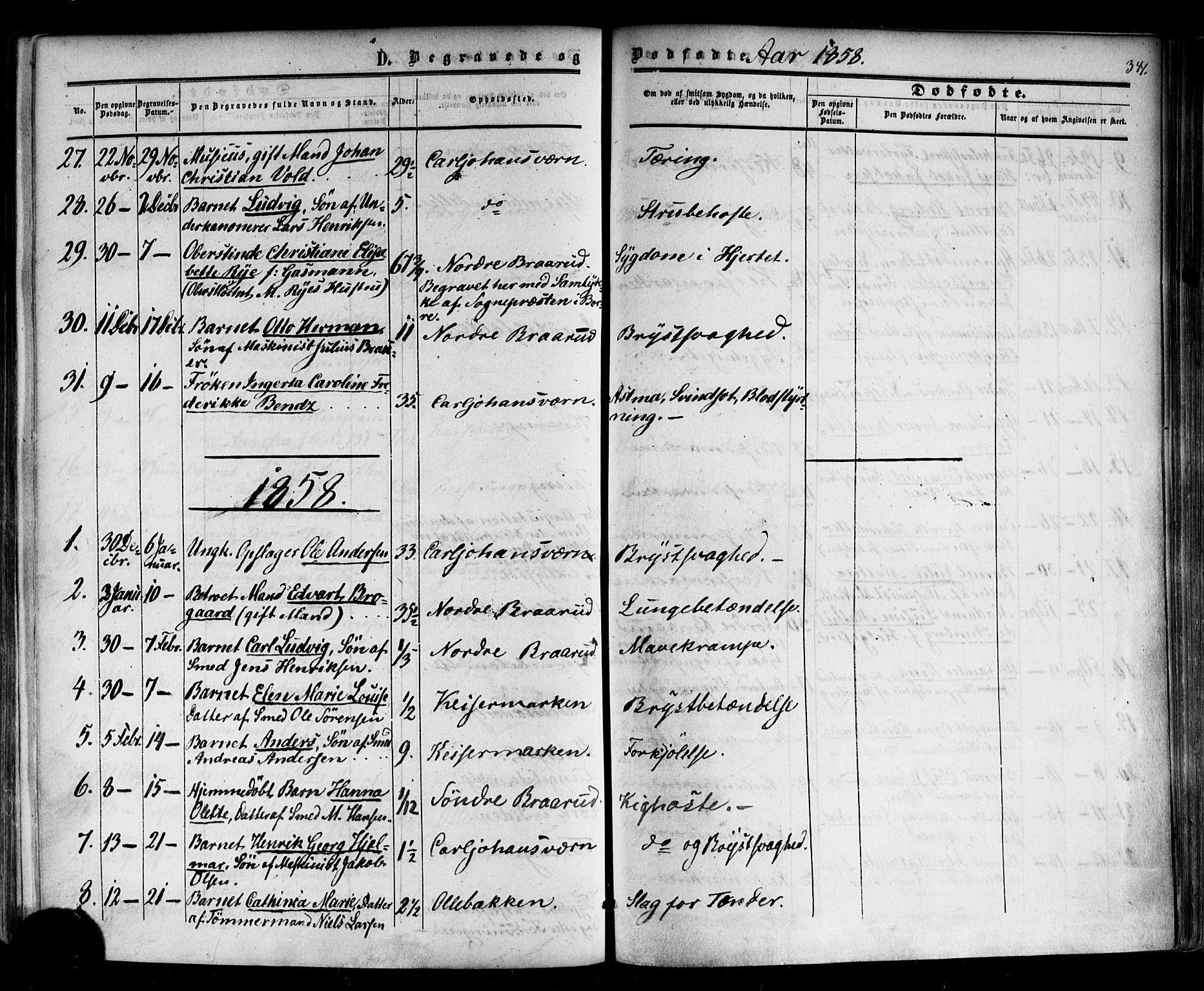 Horten kirkebøker, AV/SAKO-A-348/F/Fa/L0001: Ministerialbok nr. 1, 1855-1871, s. 341