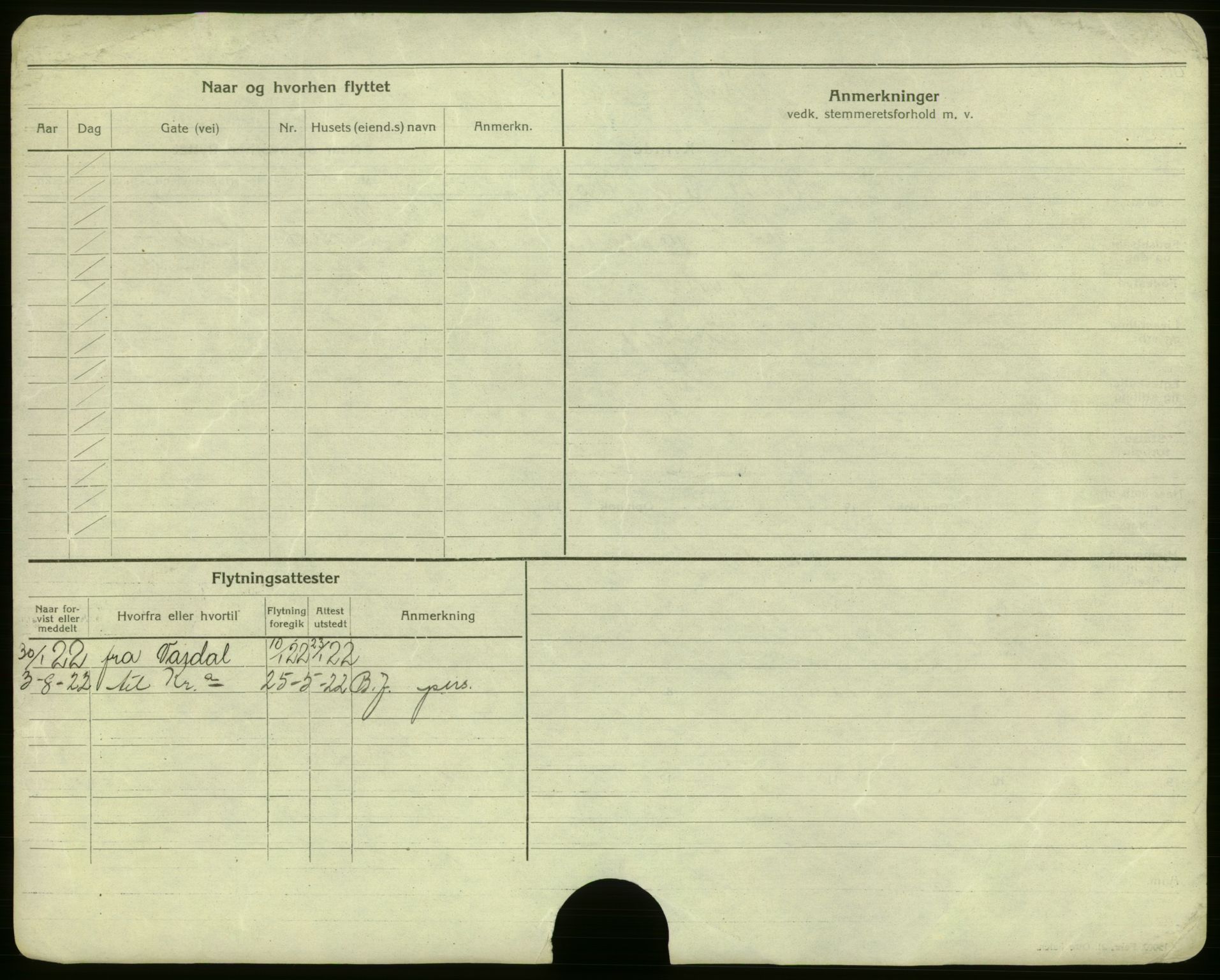 Oslo folkeregister, Registerkort, AV/SAO-A-11715/F/Fa/Faa/L0012: Kvinner, 1917-1922, s. 5