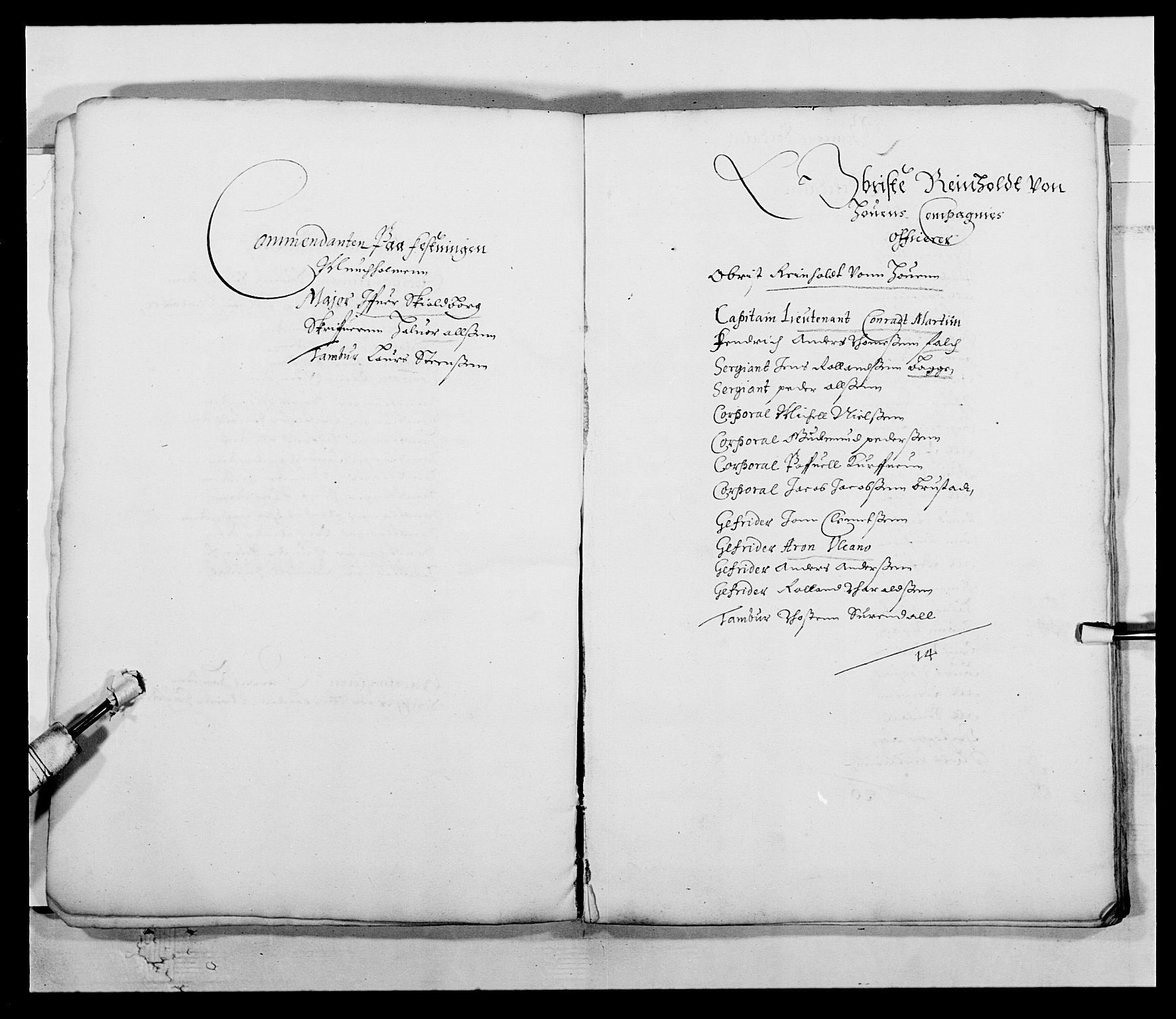 Kommanderende general (KG I) med Det norske krigsdirektorium, AV/RA-EA-5419/E/Ea/L0508: Trondheimske regiment, 1659-1703, s. 8