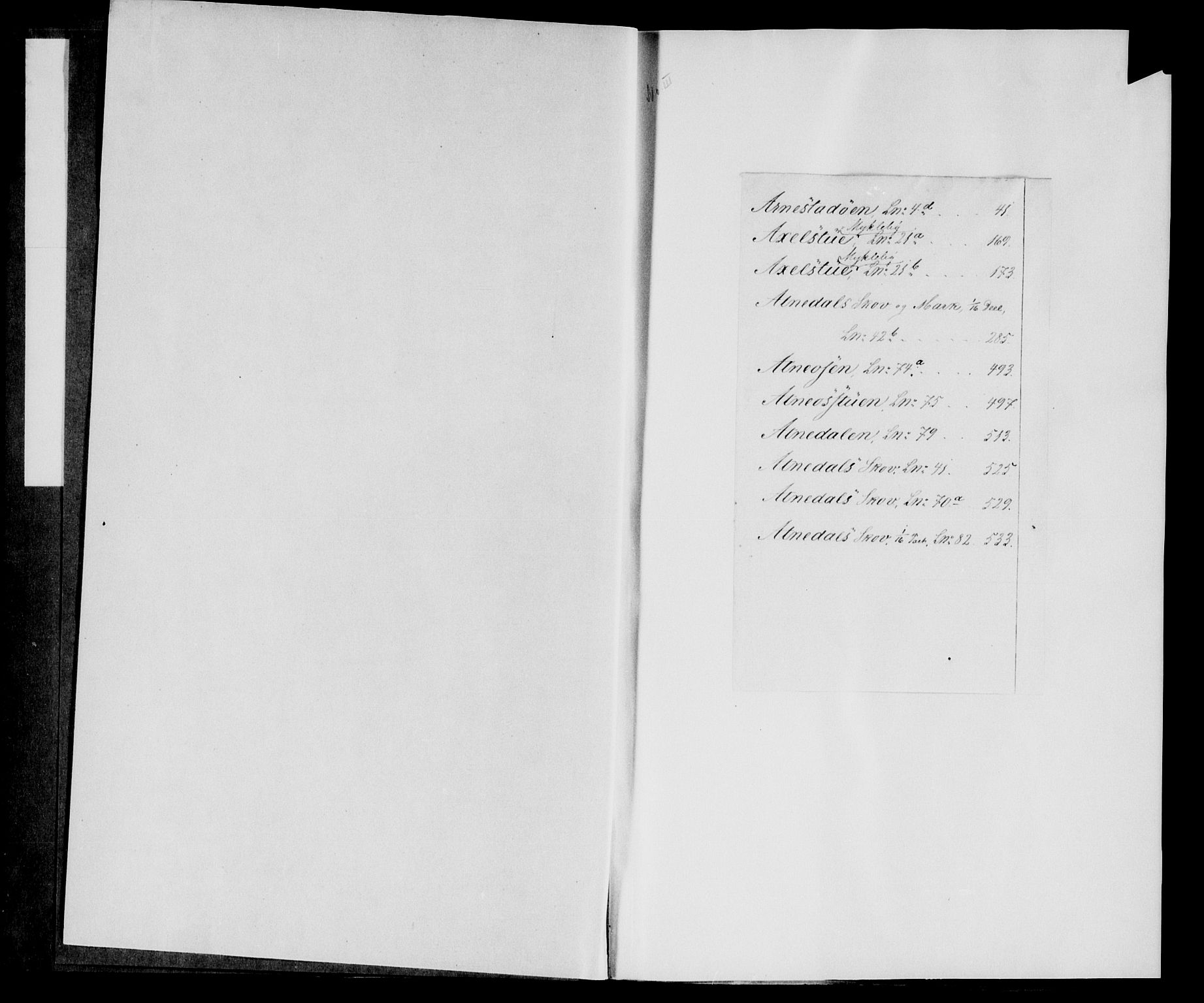 Sør-Østerdal sorenskriveri, SAH/TING-018/H/Ha/Had/L0056: Panteregister nr. 1, 1800-1894
