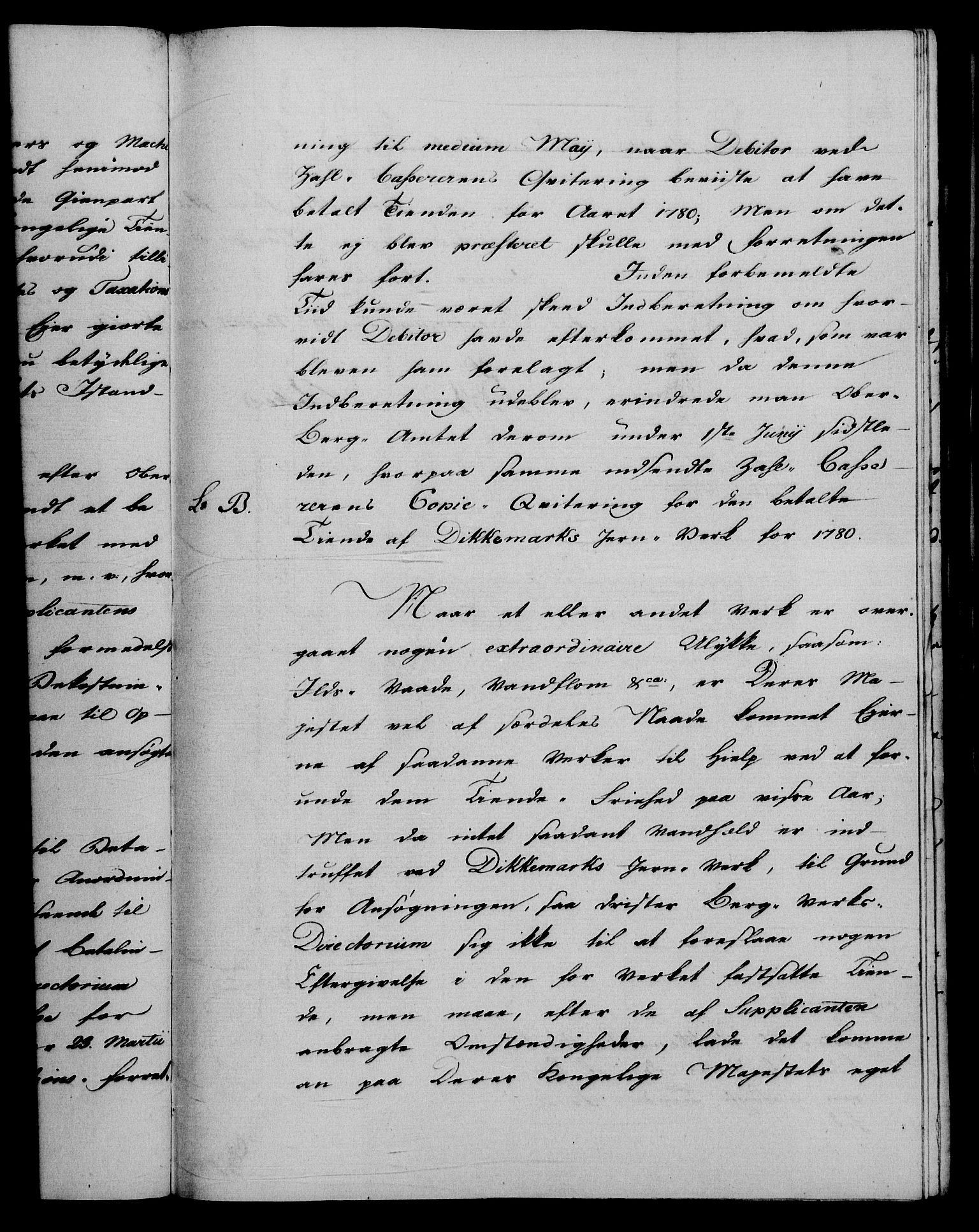 Rentekammeret, Renteskriverkontorene, AV/RA-EA-3115/M/Mf/Mfa/L0004: Resolusjonsprotokoll med register (merket RK 54.4), 1782
