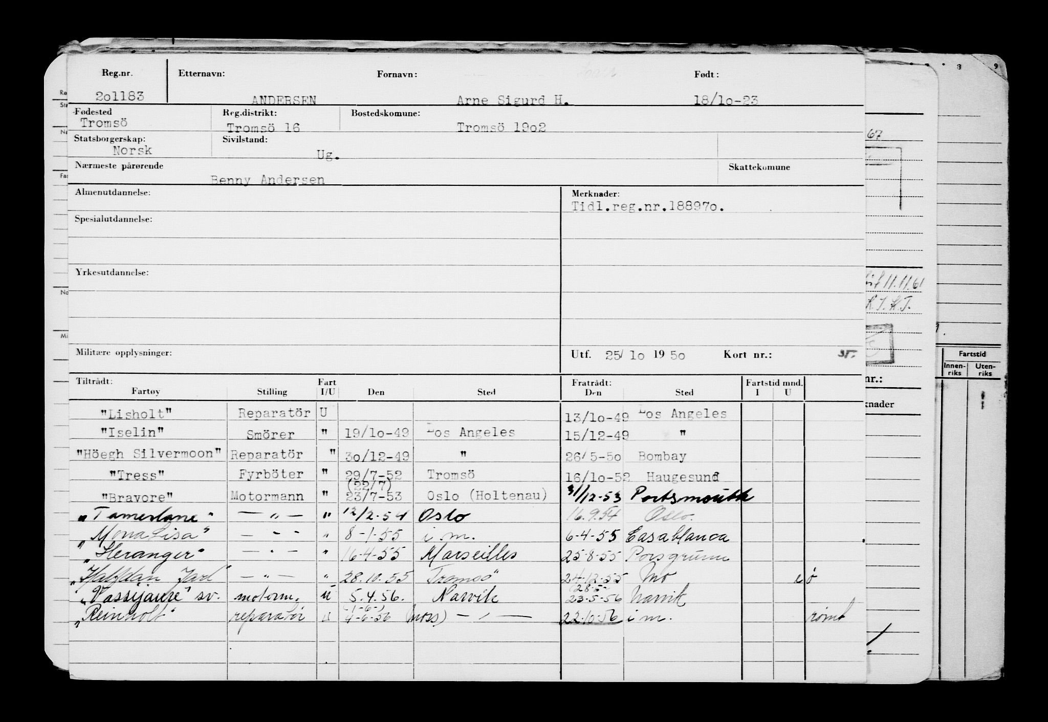 Direktoratet for sjømenn, AV/RA-S-3545/G/Gb/L0224: Hovedkort, 1923, s. 76
