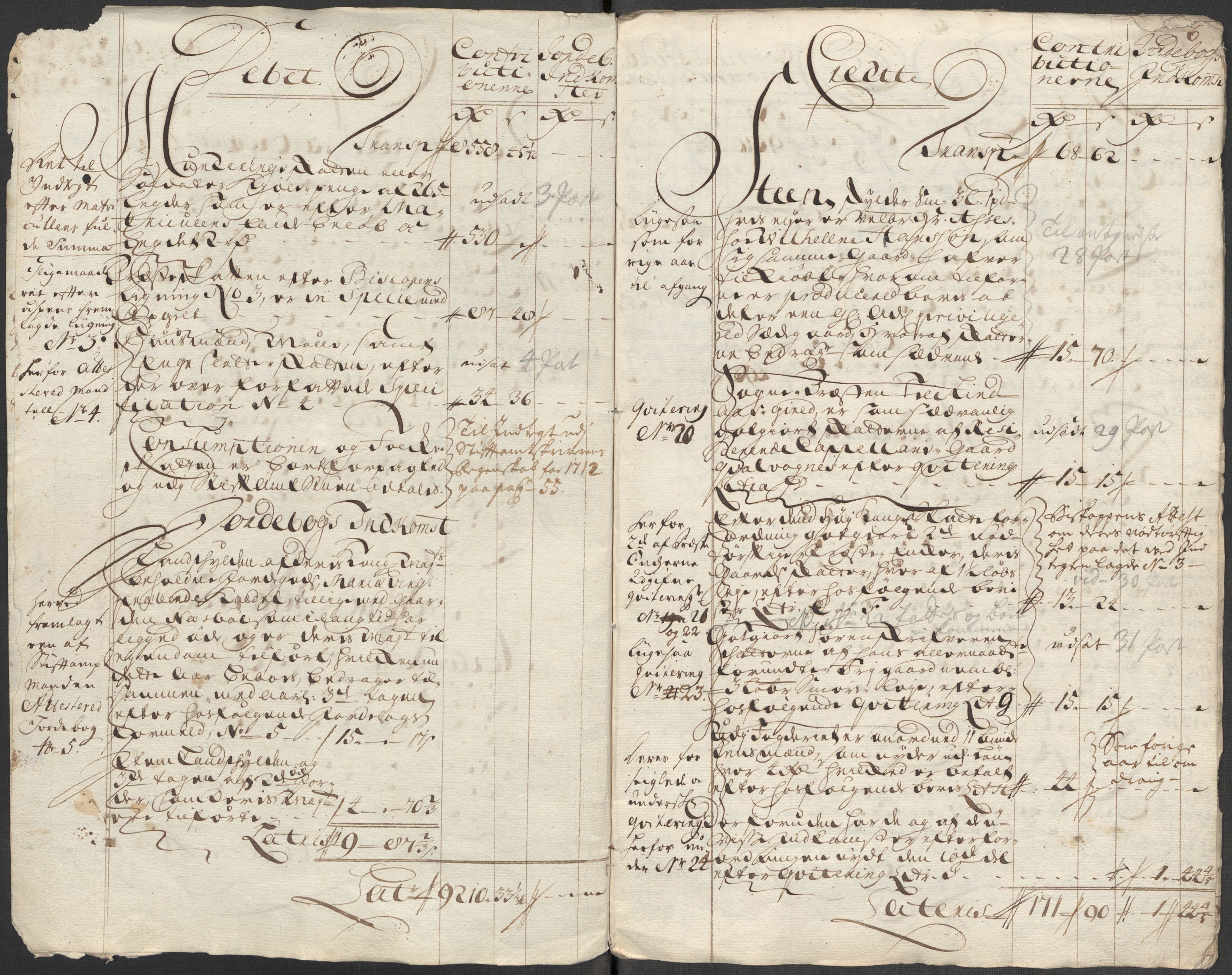 Rentekammeret inntil 1814, Reviderte regnskaper, Fogderegnskap, AV/RA-EA-4092/R51/L3194: Fogderegnskap Nordhordland og Voss, 1712, s. 6