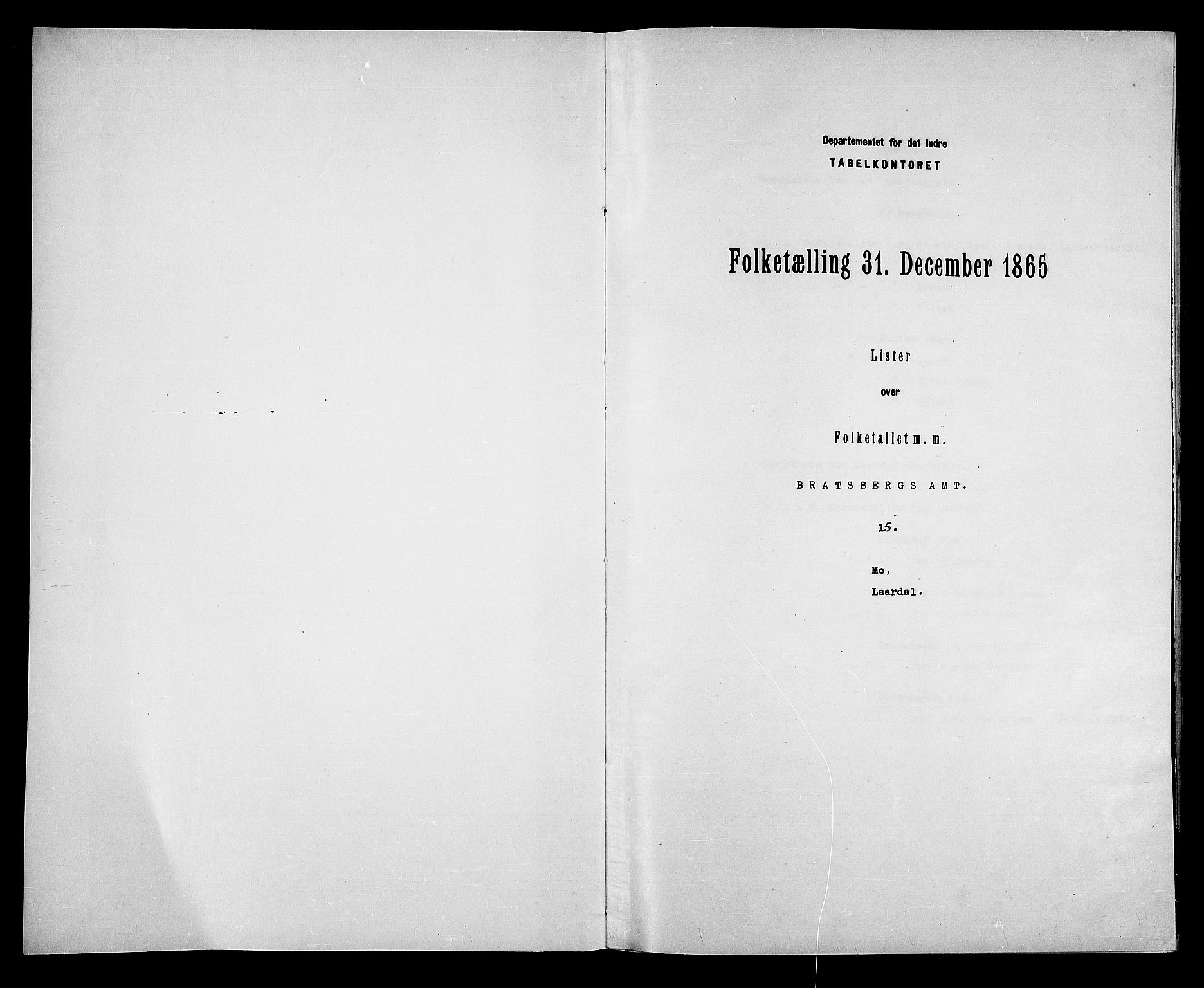 RA, Folketelling 1865 for 0832P Mo prestegjeld, 1865, s. 3