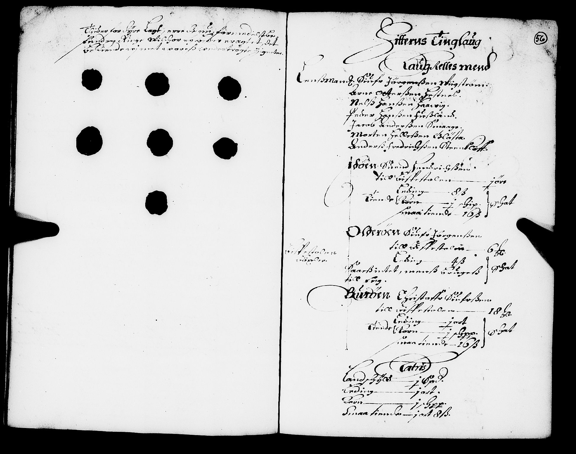 Rentekammeret inntil 1814, Realistisk ordnet avdeling, RA/EA-4070/N/Nb/Nba/L0049: Fosen fogderi, 1668, s. 55b-56a