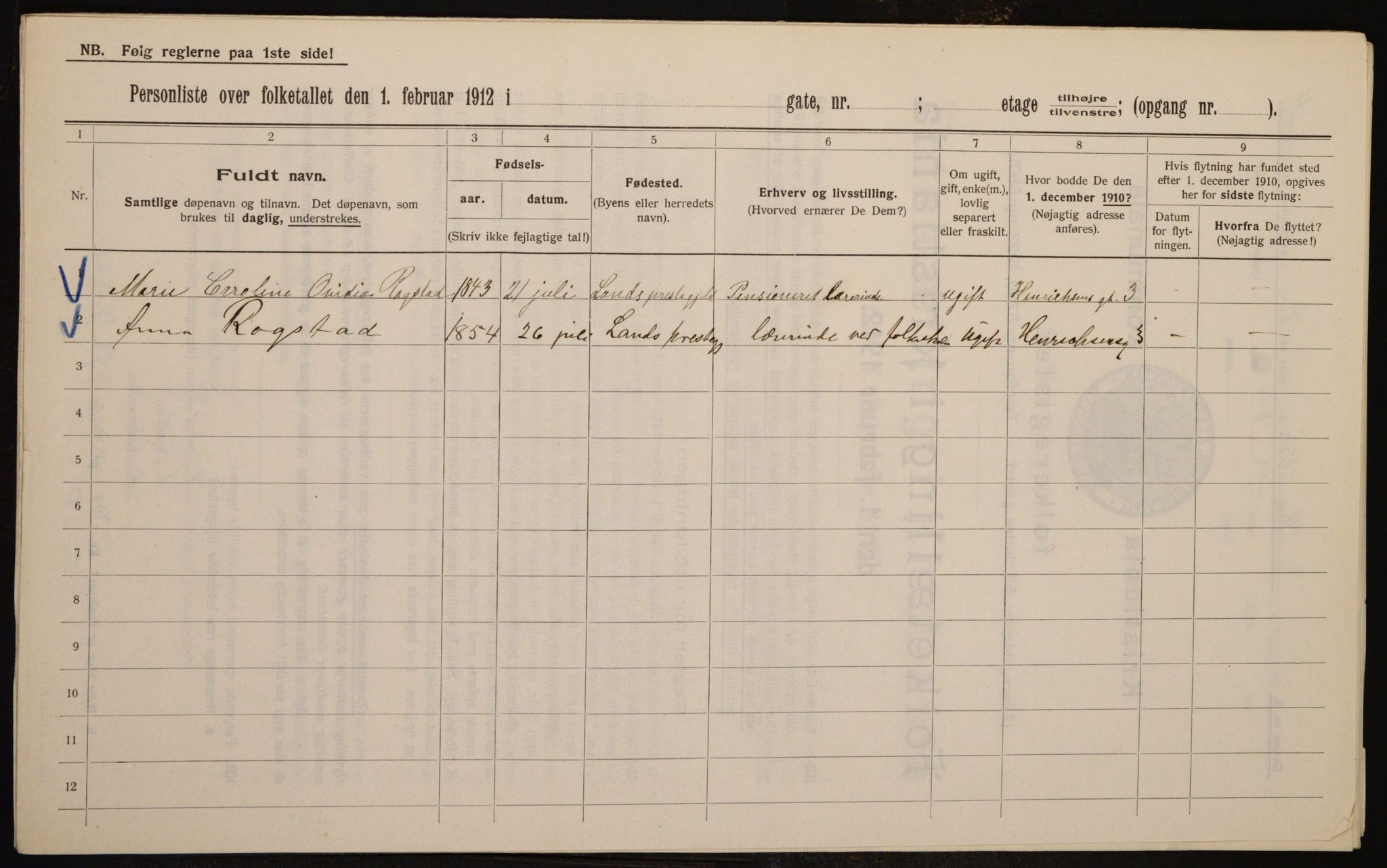 OBA, Kommunal folketelling 1.2.1912 for Kristiania, 1912, s. 38895