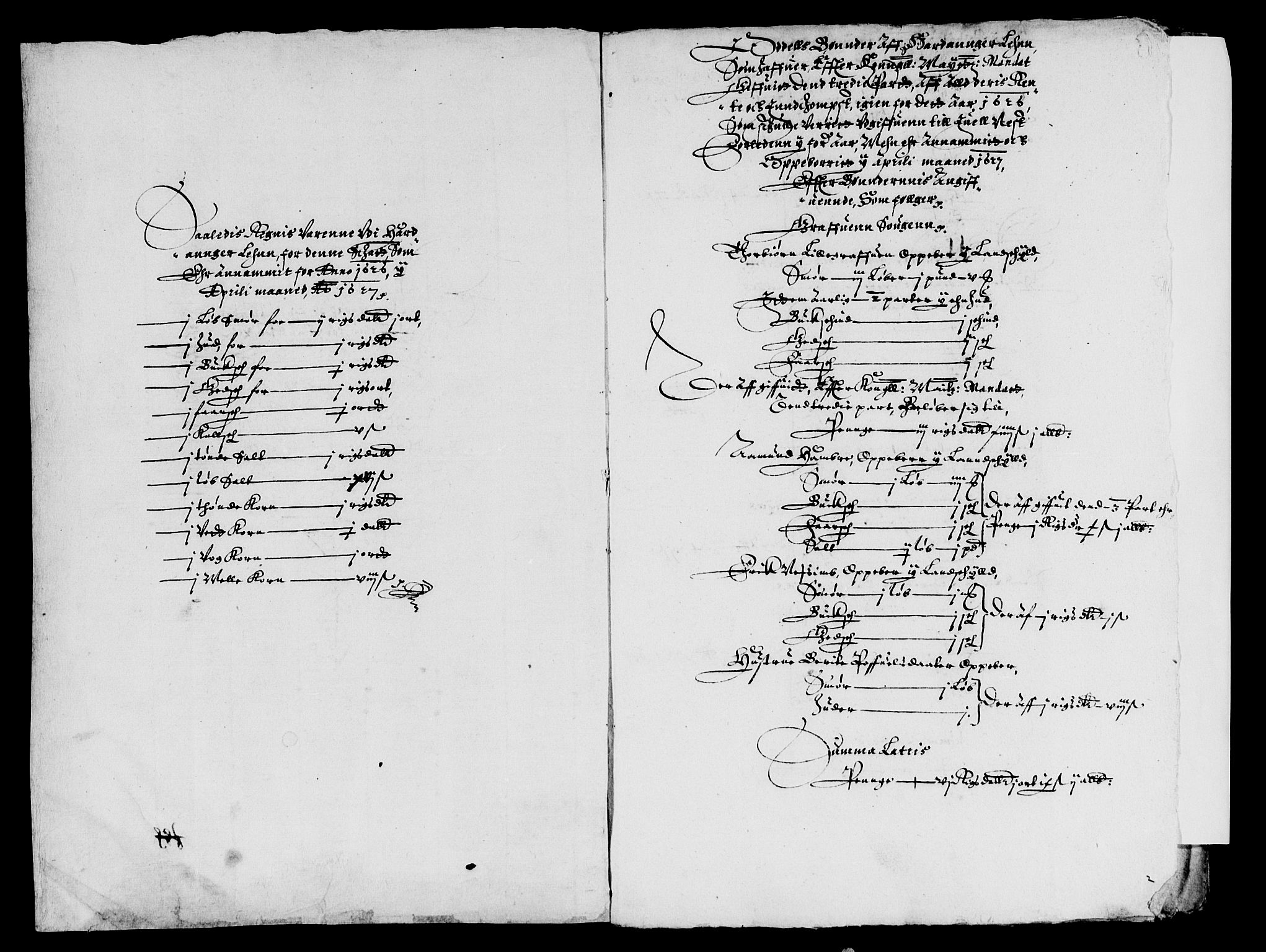 Rentekammeret inntil 1814, Reviderte regnskaper, Lensregnskaper, AV/RA-EA-5023/R/Rb/Rbt/L0043: Bergenhus len, 1619-1628