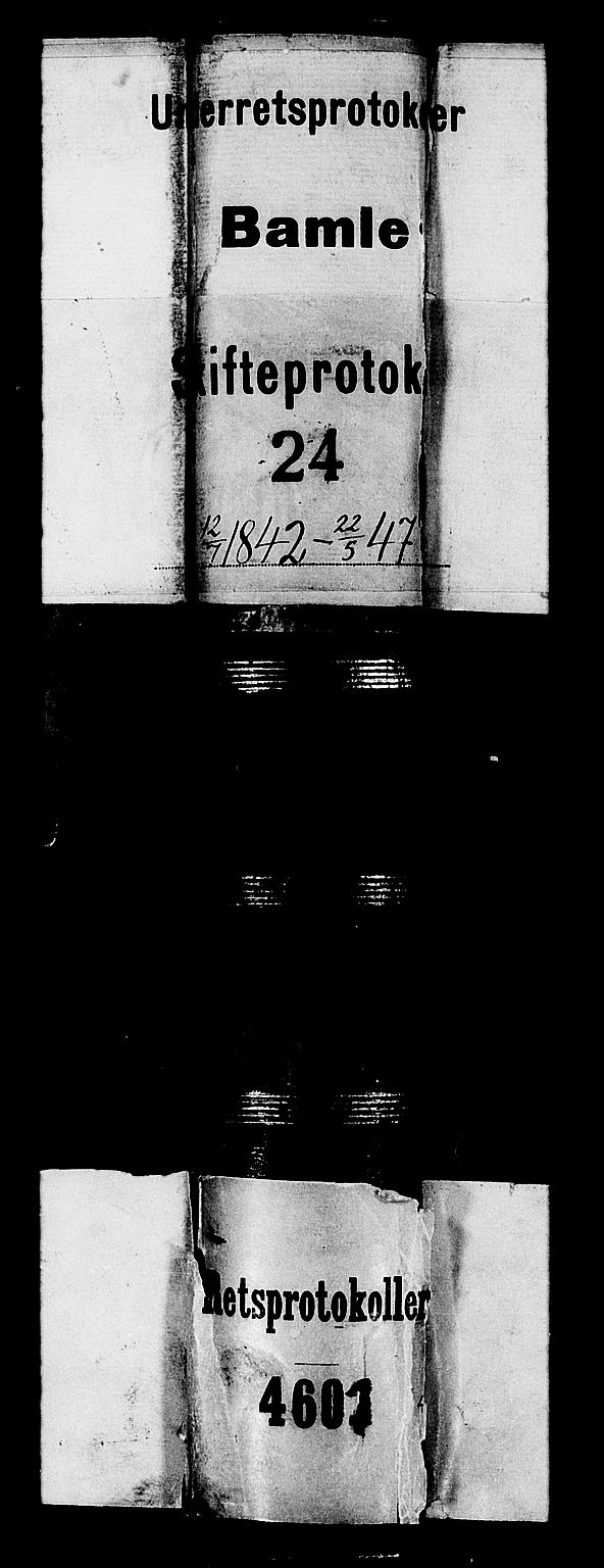 Bamble sorenskriveri, SAKO/A-214/H/Hb/Hbd/L0002: Skifteutlodningsprotokoll, 1842-1847