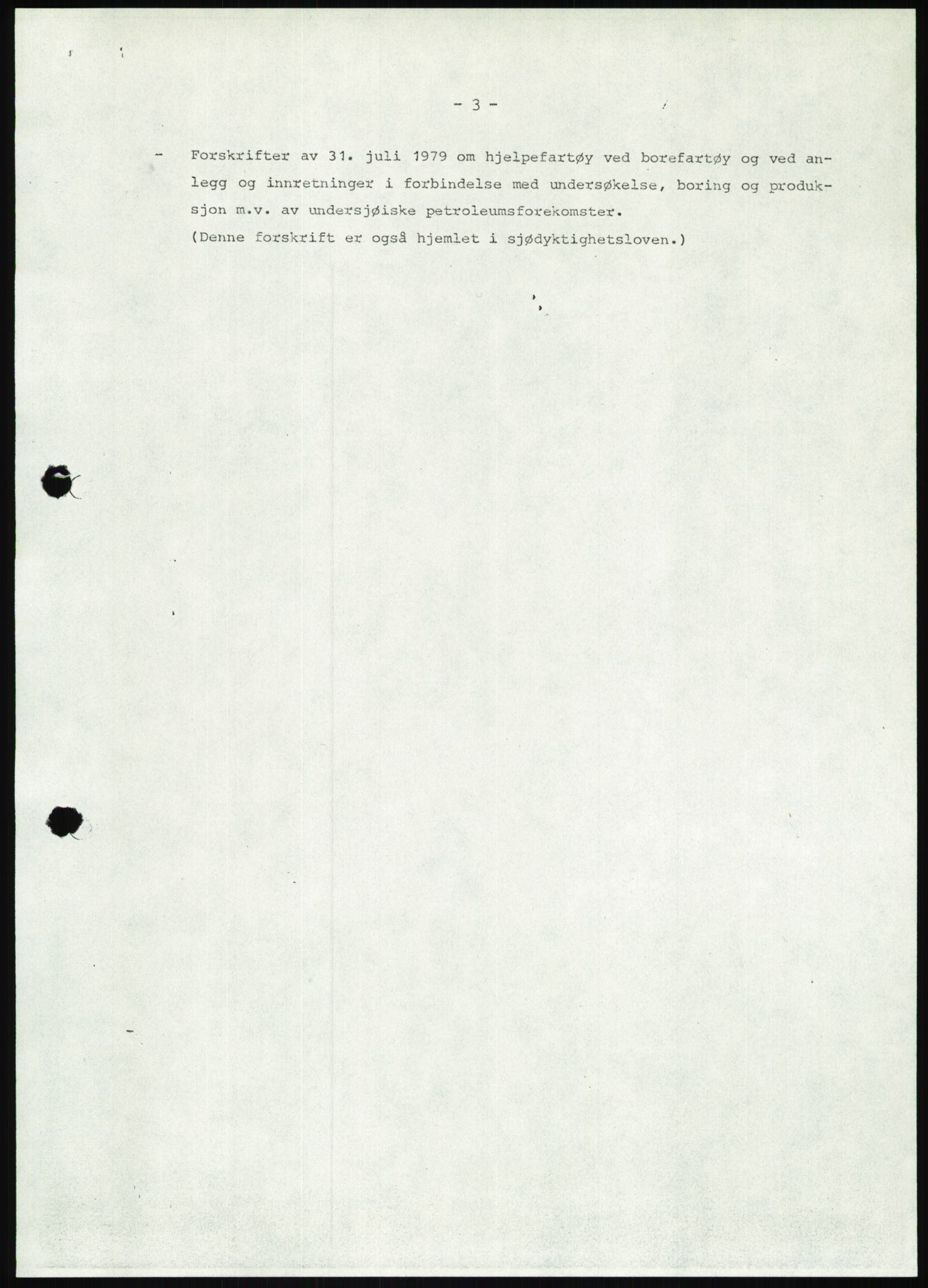 Justisdepartementet, Granskningskommisjonen ved Alexander Kielland-ulykken 27.3.1980, AV/RA-S-1165/D/L0012: H Sjøfartsdirektoratet/Skipskontrollen (Doku.liste + H1-H11, H13, H16-H22 av 52), 1980-1981, s. 18