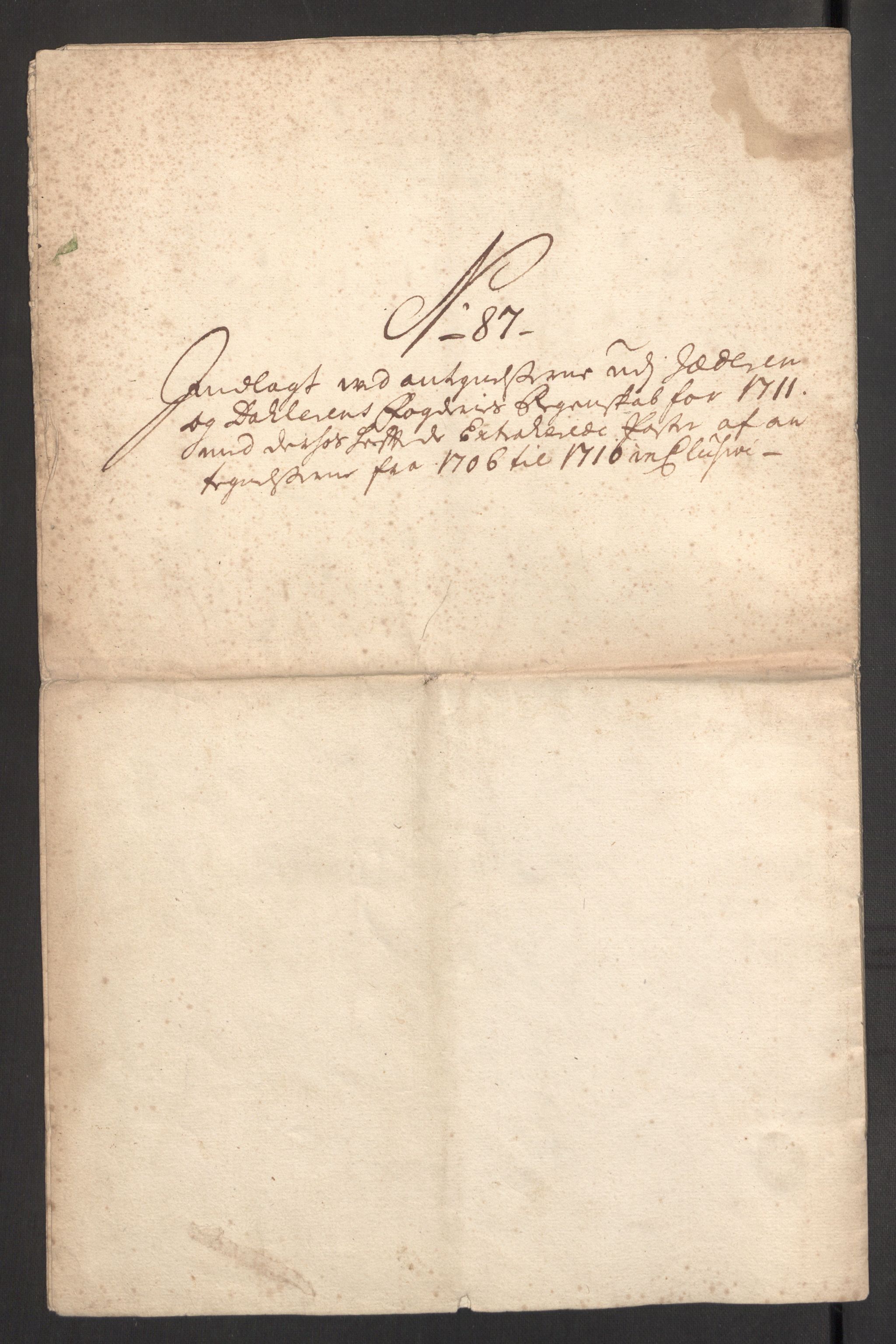 Rentekammeret inntil 1814, Reviderte regnskaper, Fogderegnskap, AV/RA-EA-4092/R46/L2736: Fogderegnskap Jæren og Dalane, 1711, s. 268