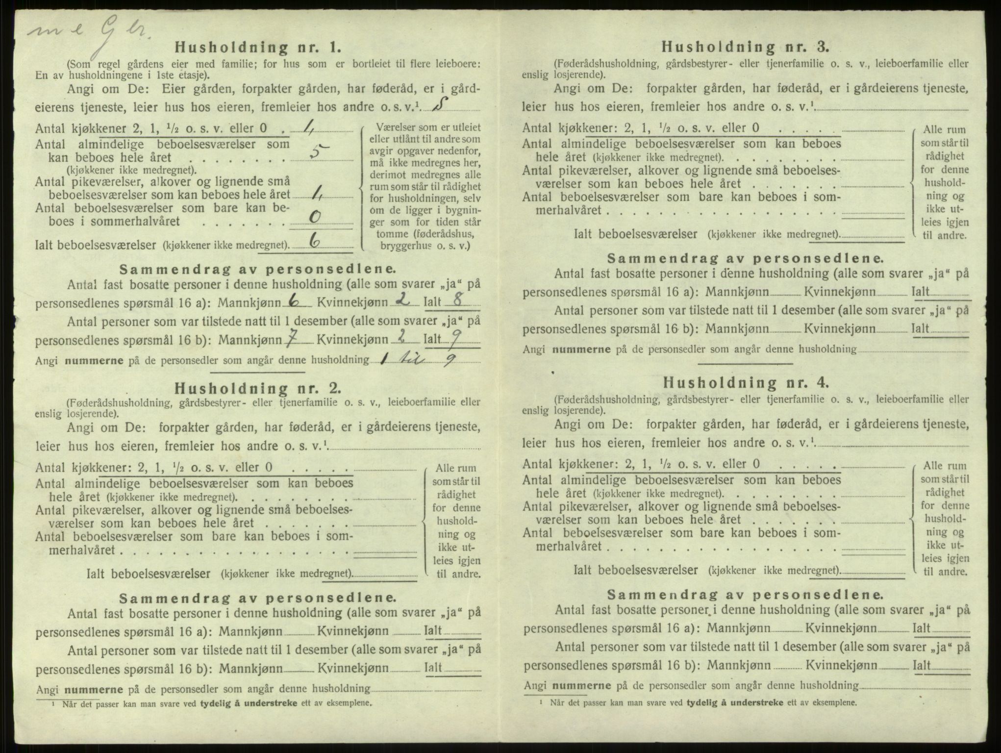 SAB, Folketelling 1920 for 1254 Hamre herred, 1920, s. 120