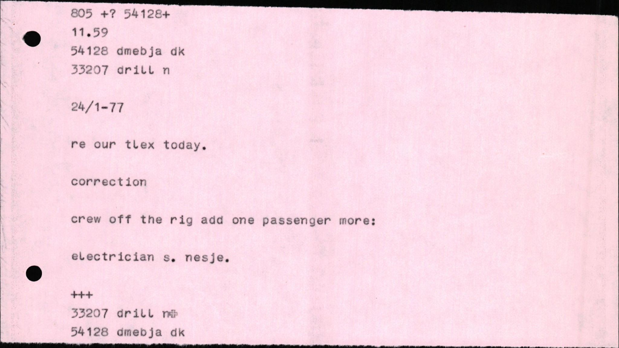 Pa 1503 - Stavanger Drilling AS, AV/SAST-A-101906/2/E/Eb/Eba/L0010: Sak og korrespondanse, 1977-1981