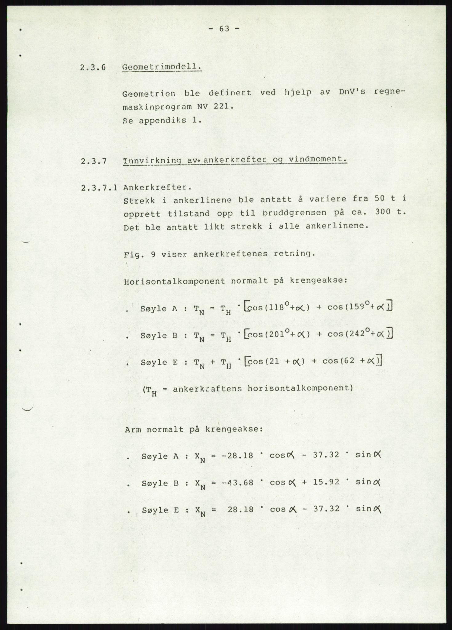 Justisdepartementet, Granskningskommisjonen ved Alexander Kielland-ulykken 27.3.1980, AV/RA-S-1165/D/L0019: S Værforhold (Doku.liste + S1-S5 av 5)/ T (T1-T2)/ U Stabilitet (Doku.liste + U1-U5 av 5), 1980-1981, s. 883