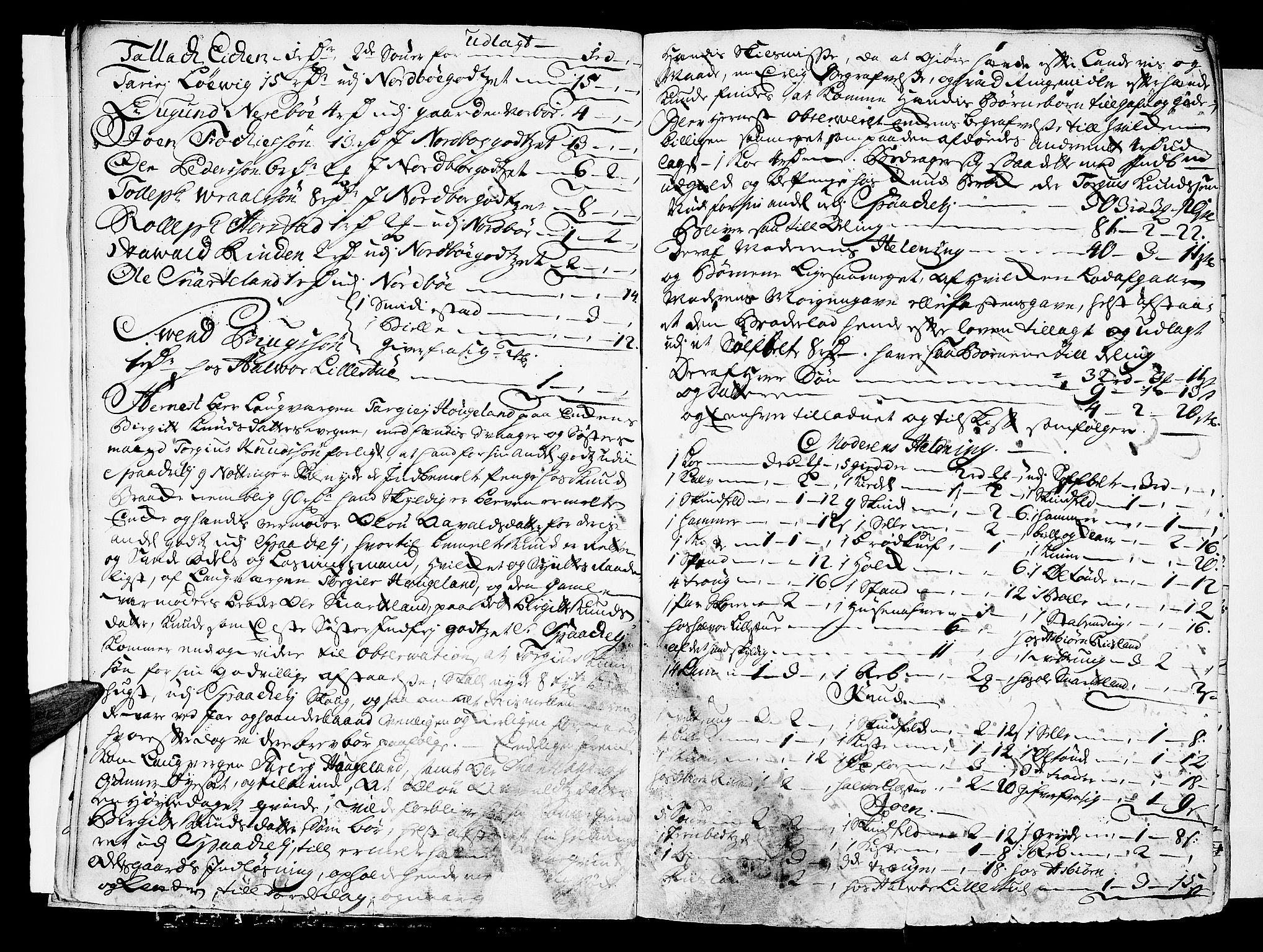 Vest-Telemark sorenskriveri, AV/SAKO-A-134/H/Ha/Haa/L0003: Skifteprotokoll, 1703-1723, s. 8b-9a