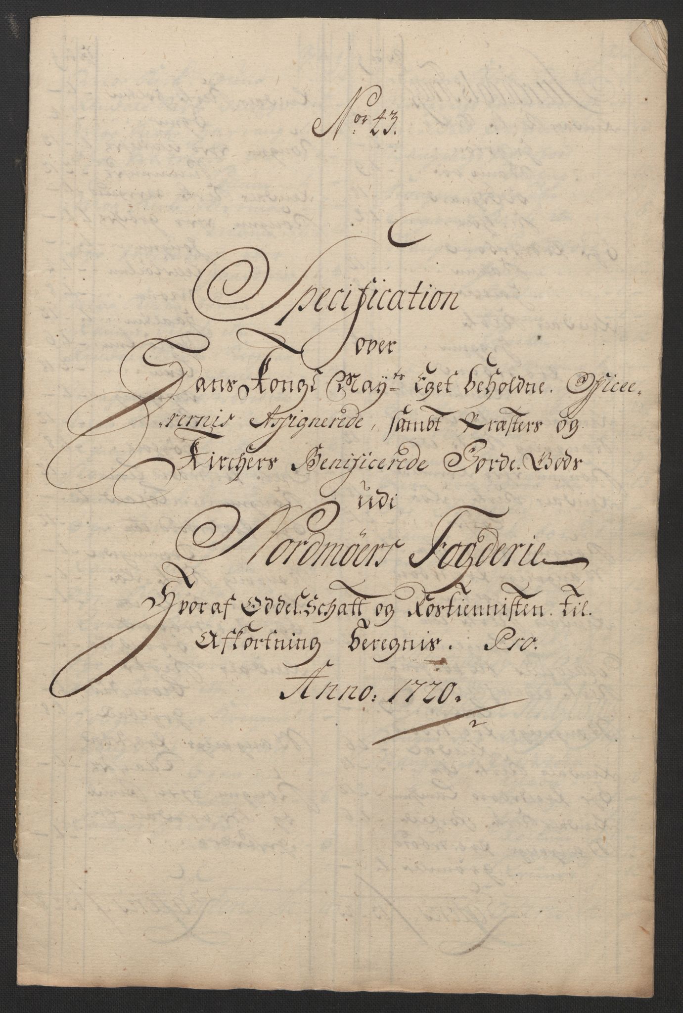 Rentekammeret inntil 1814, Reviderte regnskaper, Fogderegnskap, RA/EA-4092/R56/L3753: Fogderegnskap Nordmøre, 1720, s. 459