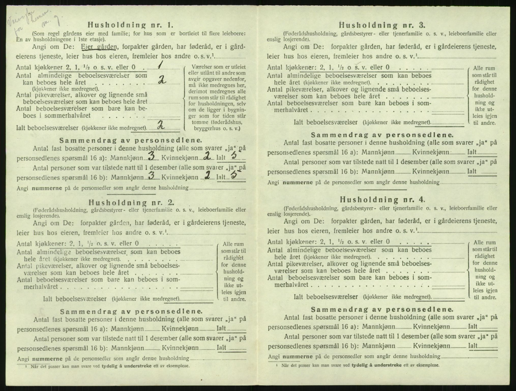 SAK, Folketelling 1920 for 0928 Birkenes herred, 1920, s. 622