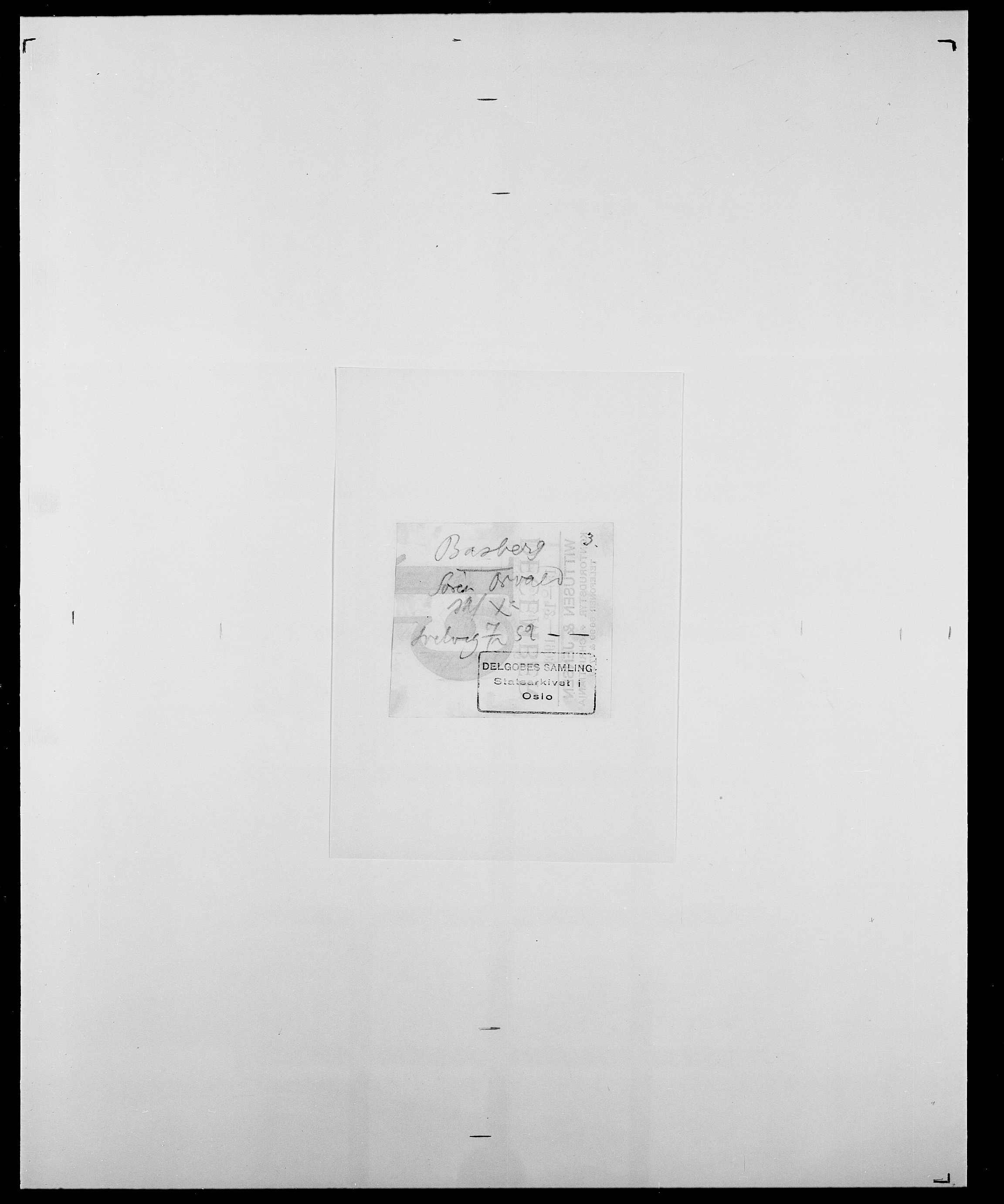 Delgobe, Charles Antoine - samling, SAO/PAO-0038/D/Da/L0003: Barca - Bergen, s. 414