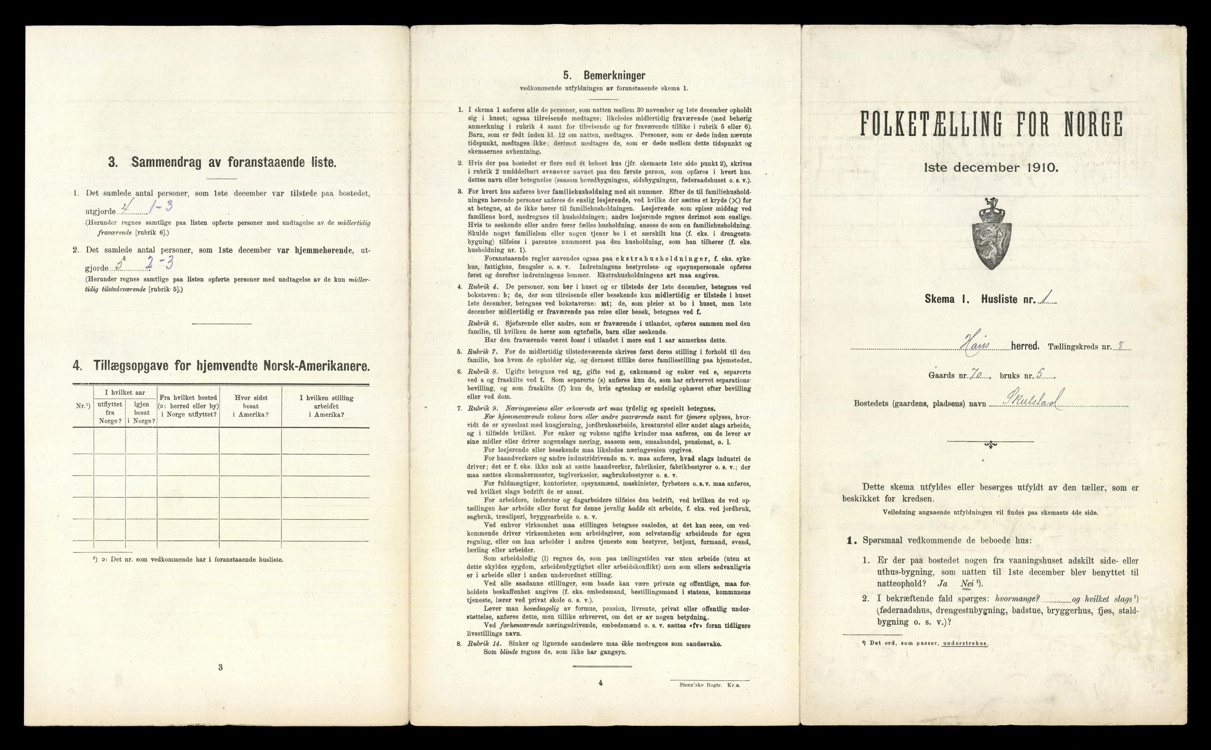 RA, Folketelling 1910 for 1250 Haus herred, 1910, s. 716