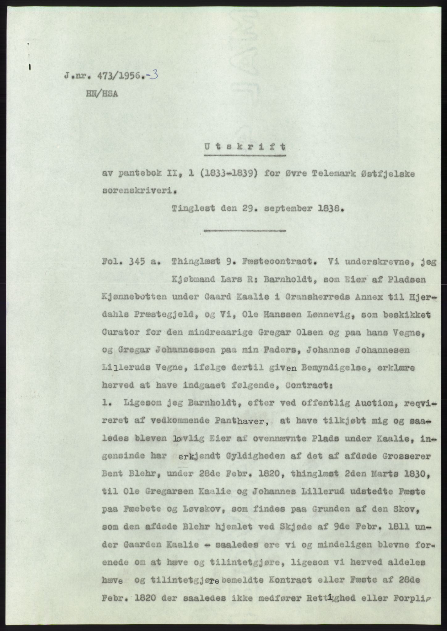 Statsarkivet i Kongsberg, SAKO/A-0001, 1956, s. 77