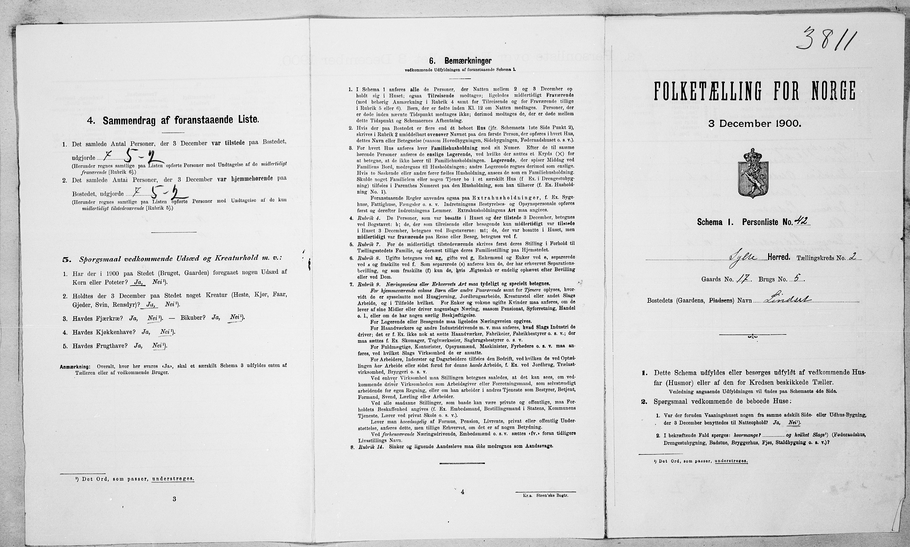 SAT, Folketelling 1900 for 1536 Sylte herred, 1900, s. 224
