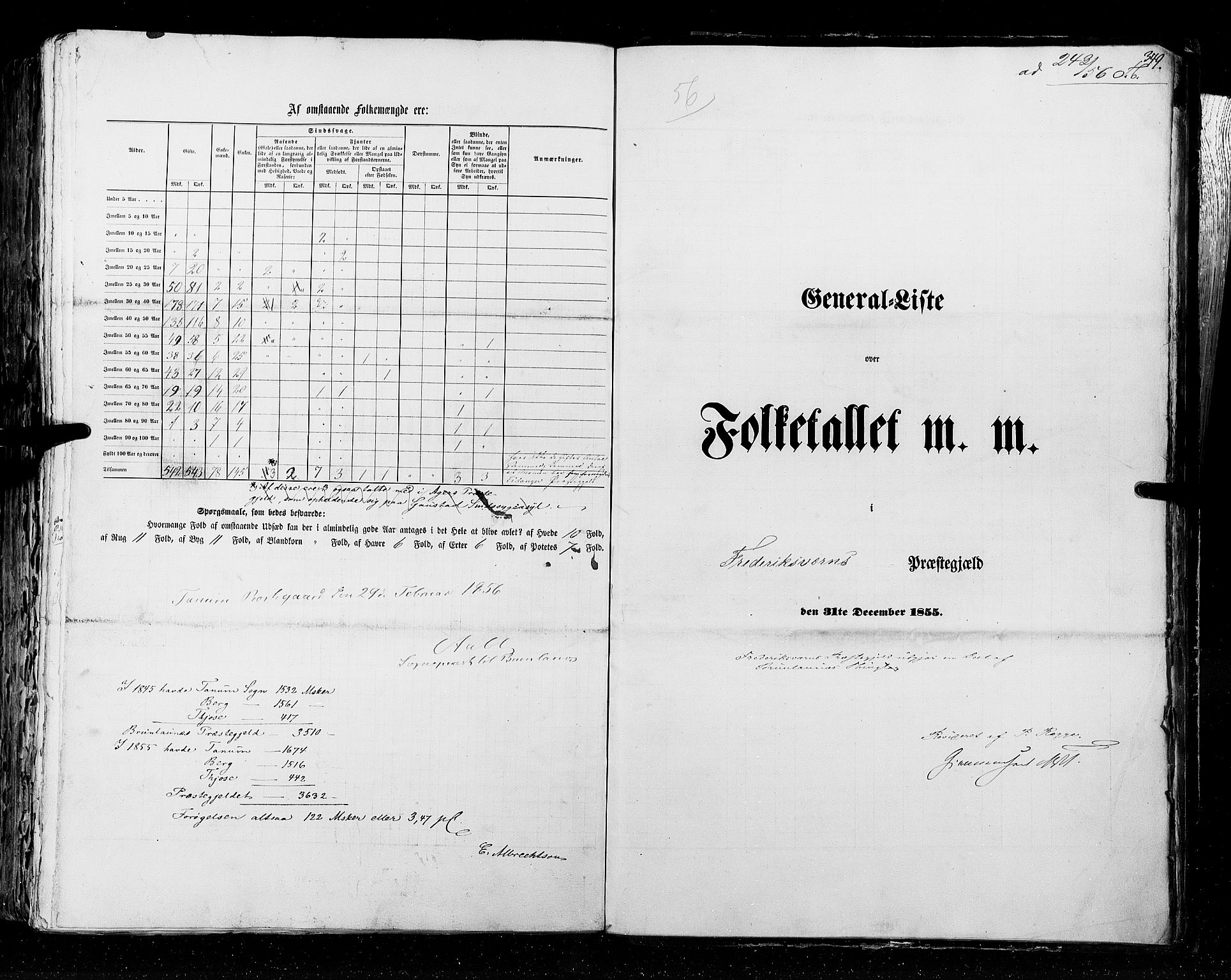 RA, Folketellingen 1855, bind 2: Kristians amt, Buskerud amt og Jarlsberg og Larvik amt, 1855, s. 349