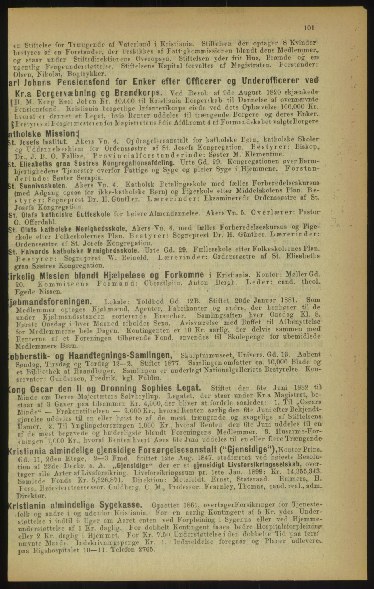 Kristiania/Oslo adressebok, PUBL/-, 1900, s. 101