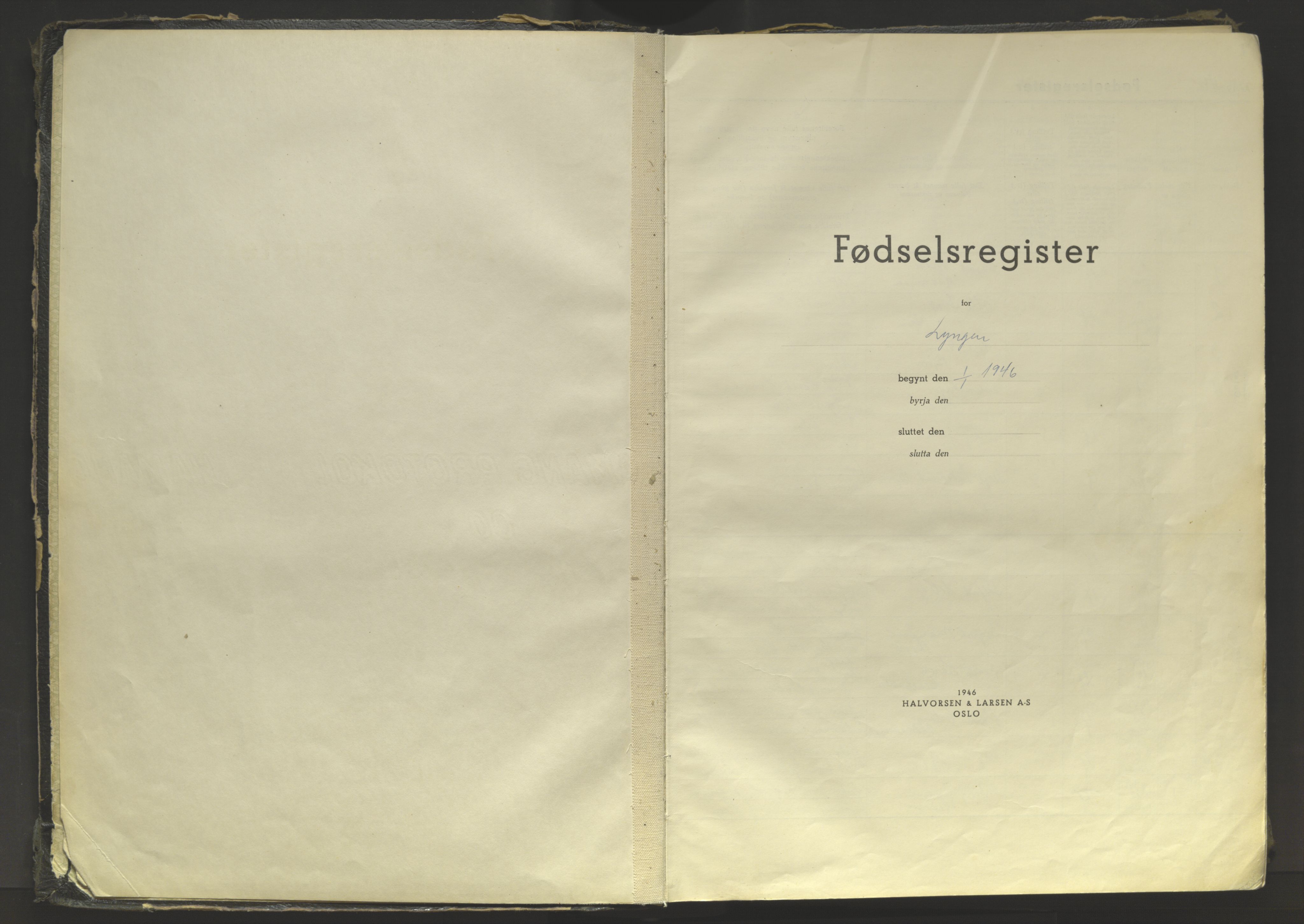 Lyngen sokneprestembete, SATØ/S-1289/I/Ia/L0077: Fødselsregister nr. 77, 1946-1978