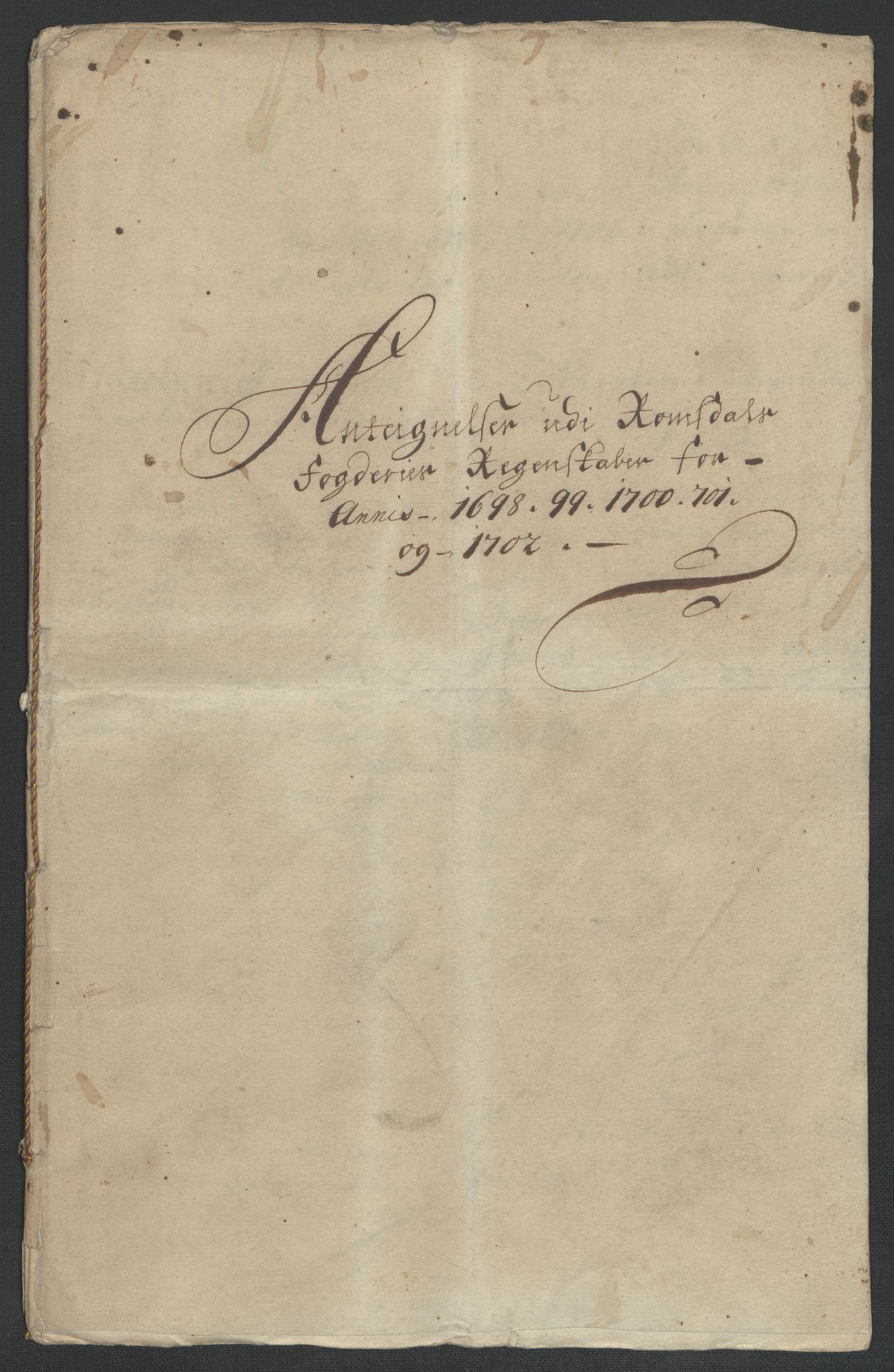 Rentekammeret inntil 1814, Reviderte regnskaper, Fogderegnskap, RA/EA-4092/R55/L3655: Fogderegnskap Romsdal, 1701-1702, s. 345