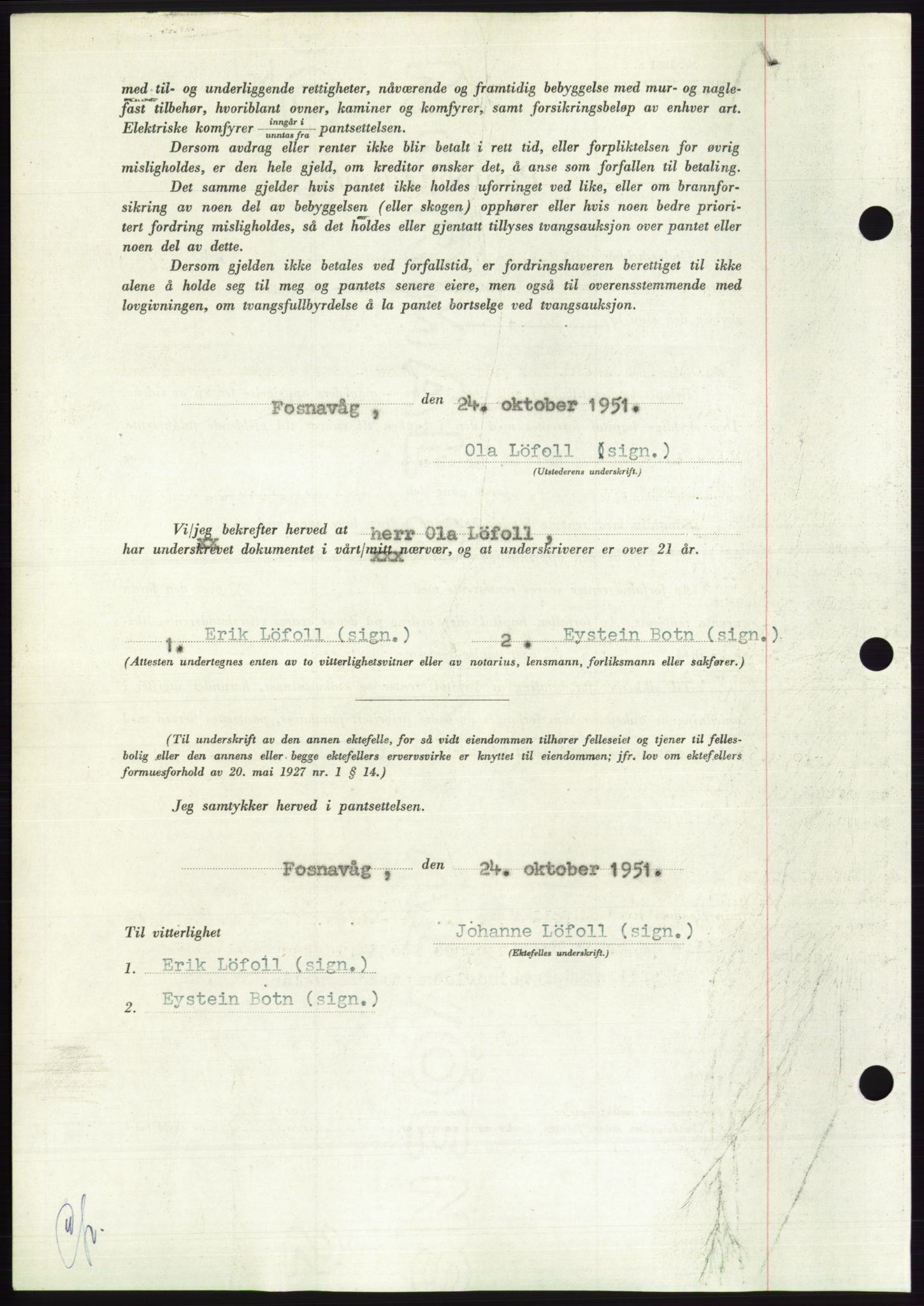 Søre Sunnmøre sorenskriveri, AV/SAT-A-4122/1/2/2C/L0120: Pantebok nr. 8B, 1951-1951, Dagboknr: 2163/1951