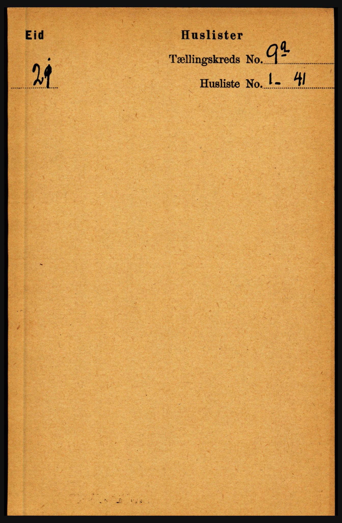 RA, Folketelling 1891 for 1443 Eid herred, 1891, s. 2146
