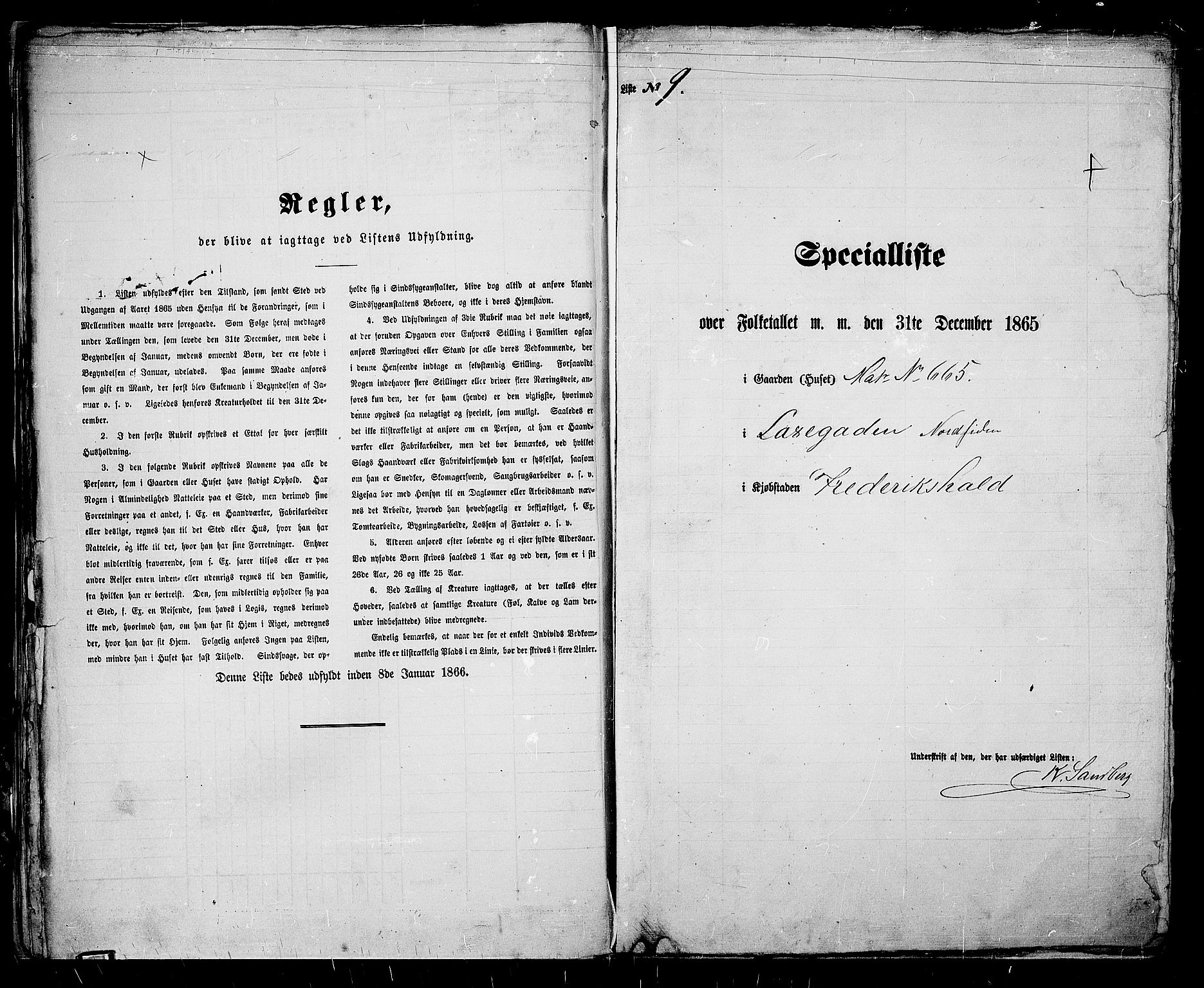 RA, Folketelling 1865 for 0101P Fredrikshald prestegjeld, 1865, s. 22