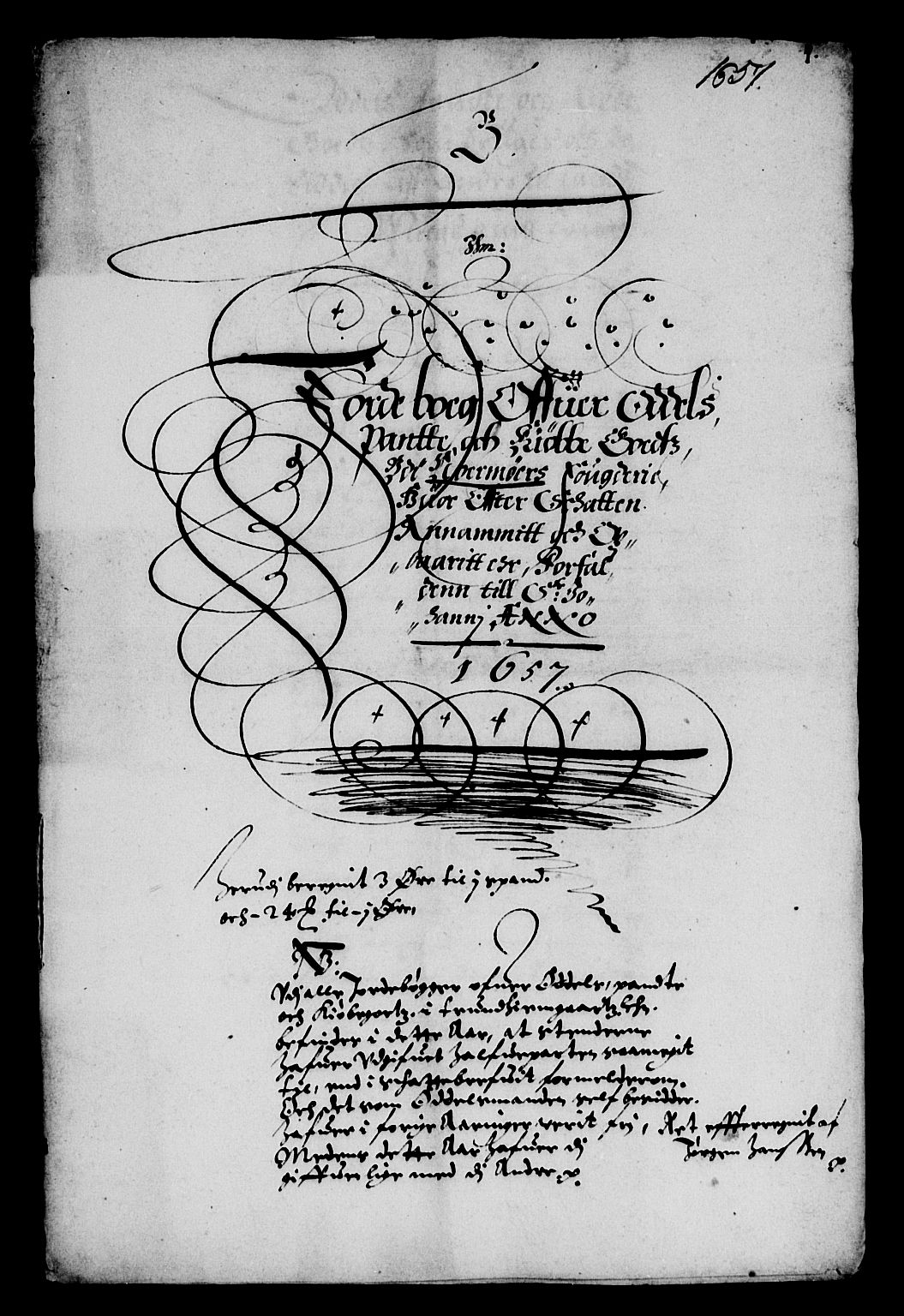 Rentekammeret inntil 1814, Reviderte regnskaper, Lensregnskaper, AV/RA-EA-5023/R/Rb/Rbw/L0129: Trondheim len, 1657-1658