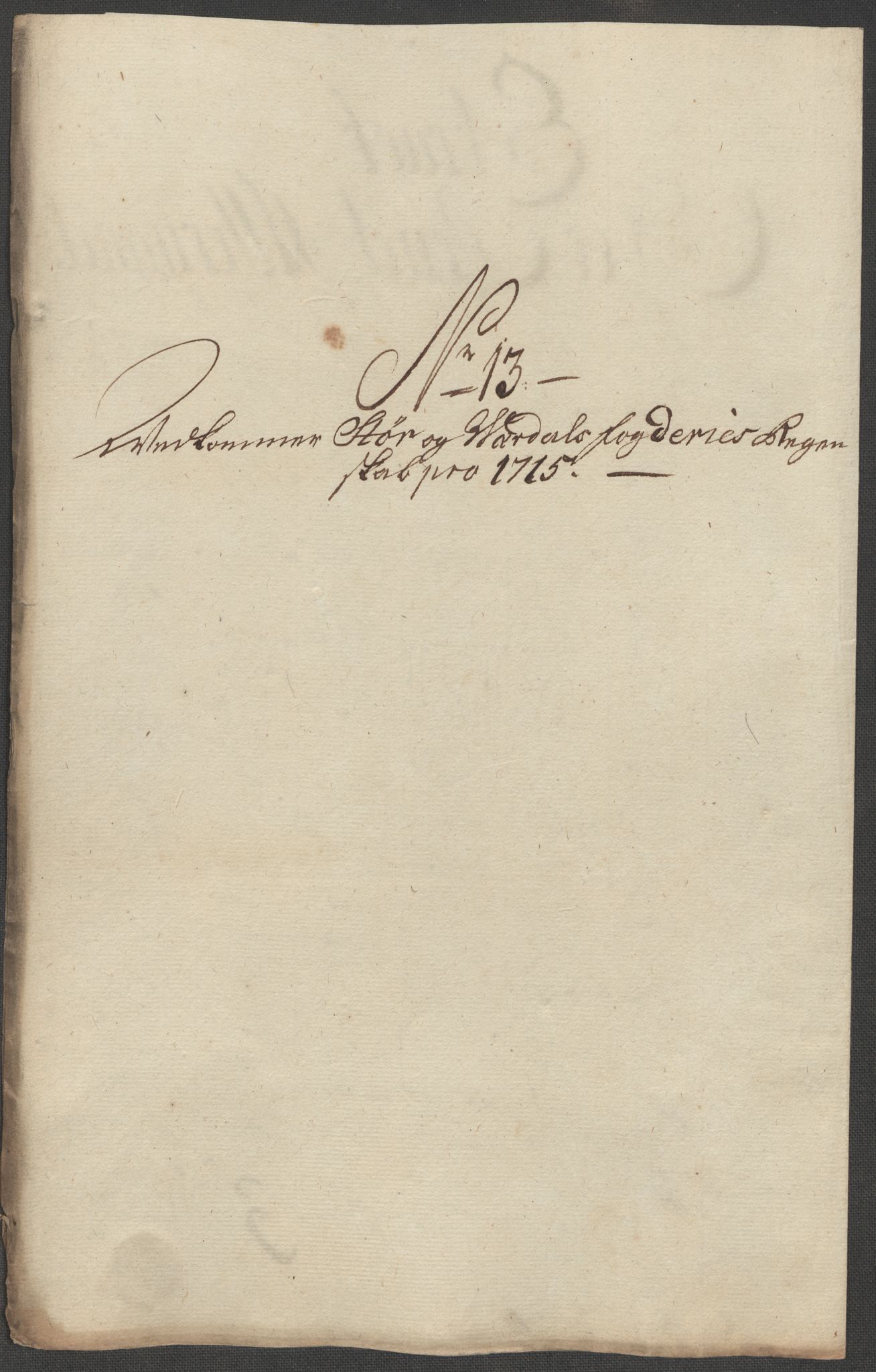 Rentekammeret inntil 1814, Reviderte regnskaper, Fogderegnskap, AV/RA-EA-4092/R62/L4205: Fogderegnskap Stjørdal og Verdal, 1715, s. 173