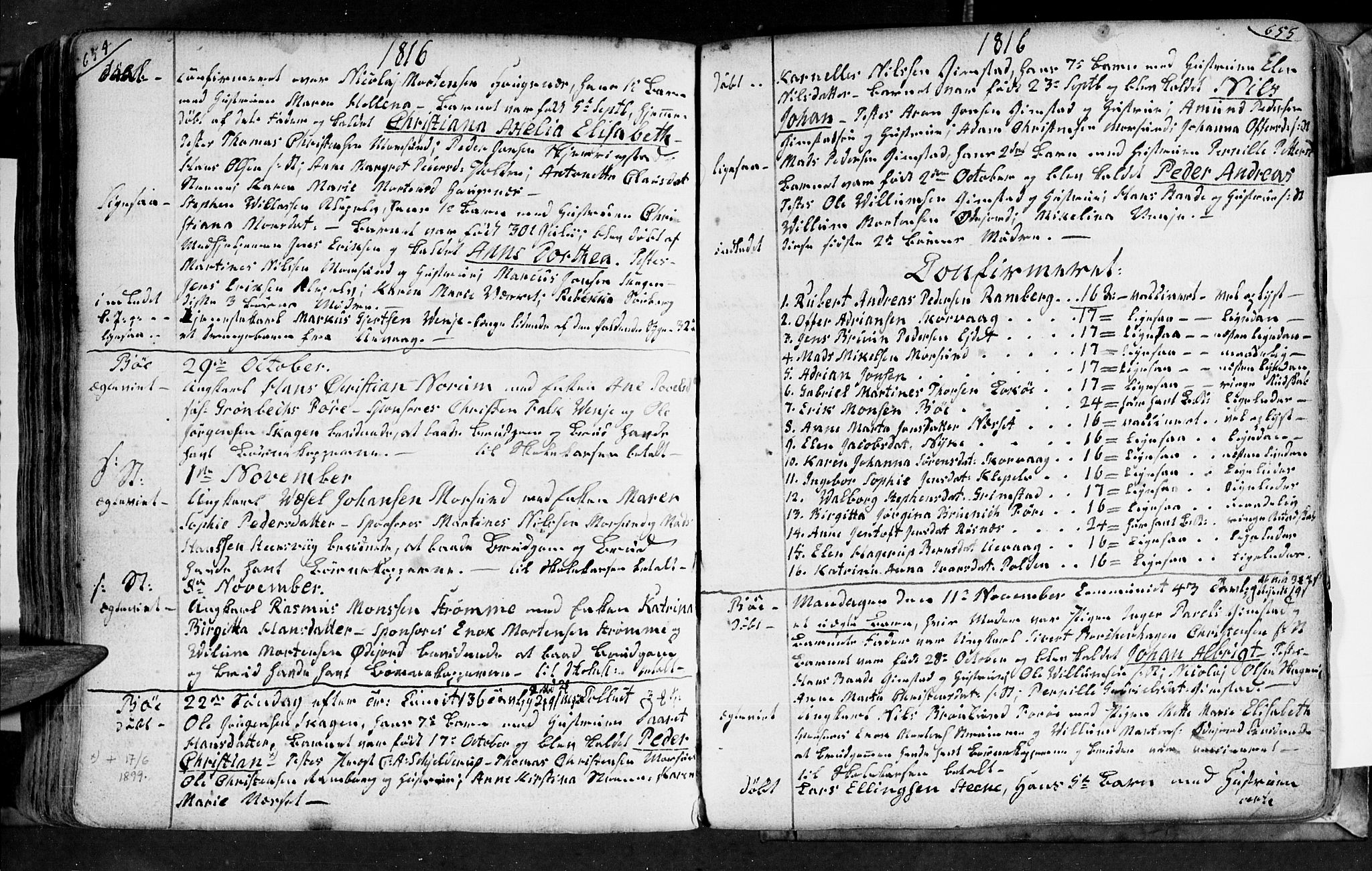 Ministerialprotokoller, klokkerbøker og fødselsregistre - Nordland, AV/SAT-A-1459/891/L1297: Ministerialbok nr. 891A02, 1759-1820, s. 654-655