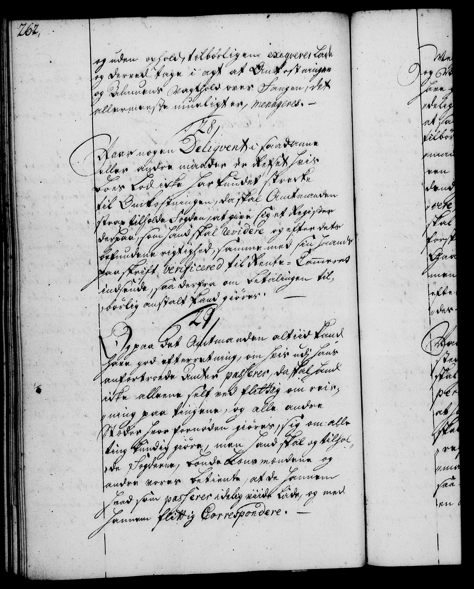 Rentekammeret, Kammerkanselliet, RA/EA-3111/G/Gg/Ggi/L0002: Norsk instruksjonsprotokoll med register (merket RK 53.35), 1729-1751, s. 262