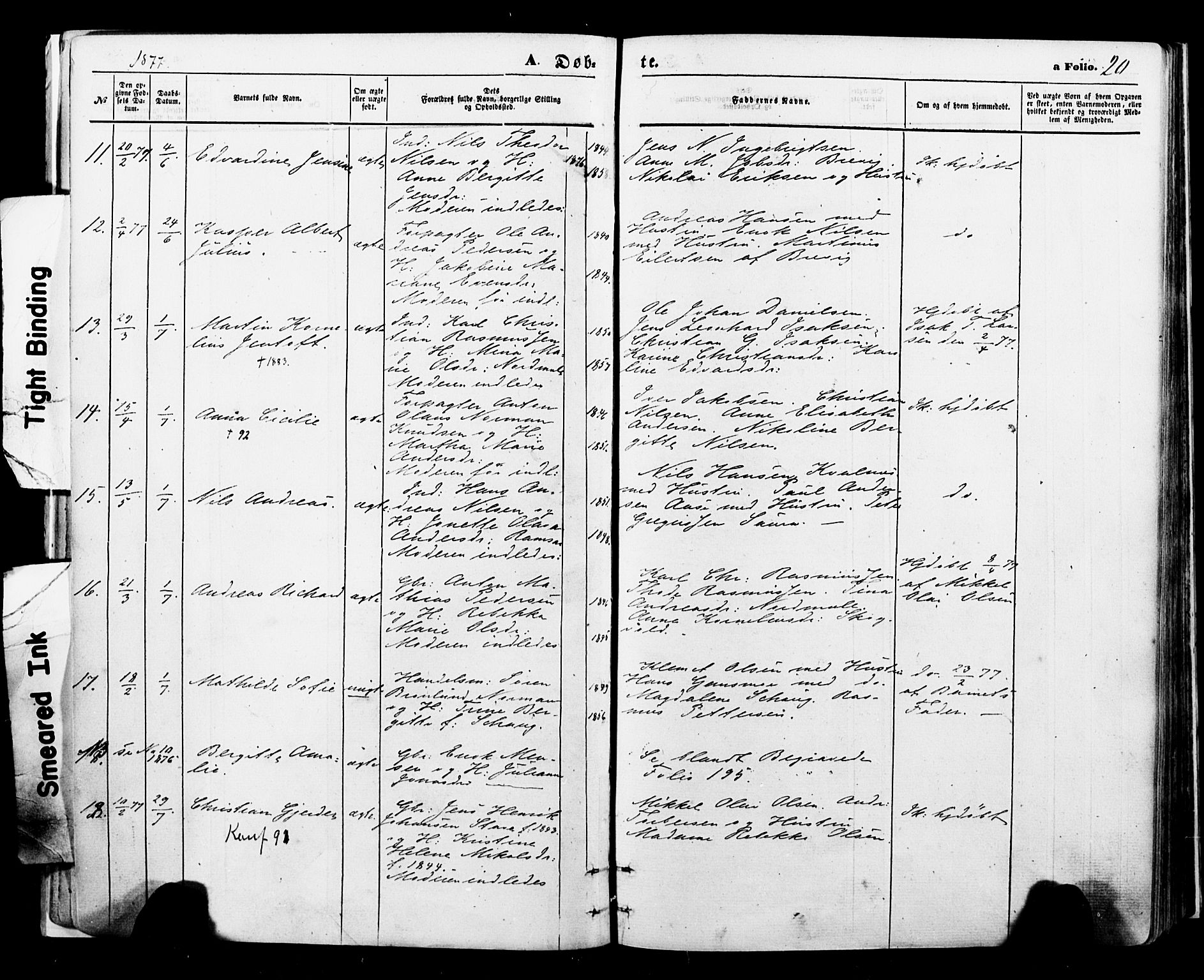 Ministerialprotokoller, klokkerbøker og fødselsregistre - Nordland, AV/SAT-A-1459/897/L1397: Ministerialbok nr. 897A05 /1, 1867-1880, s. 20