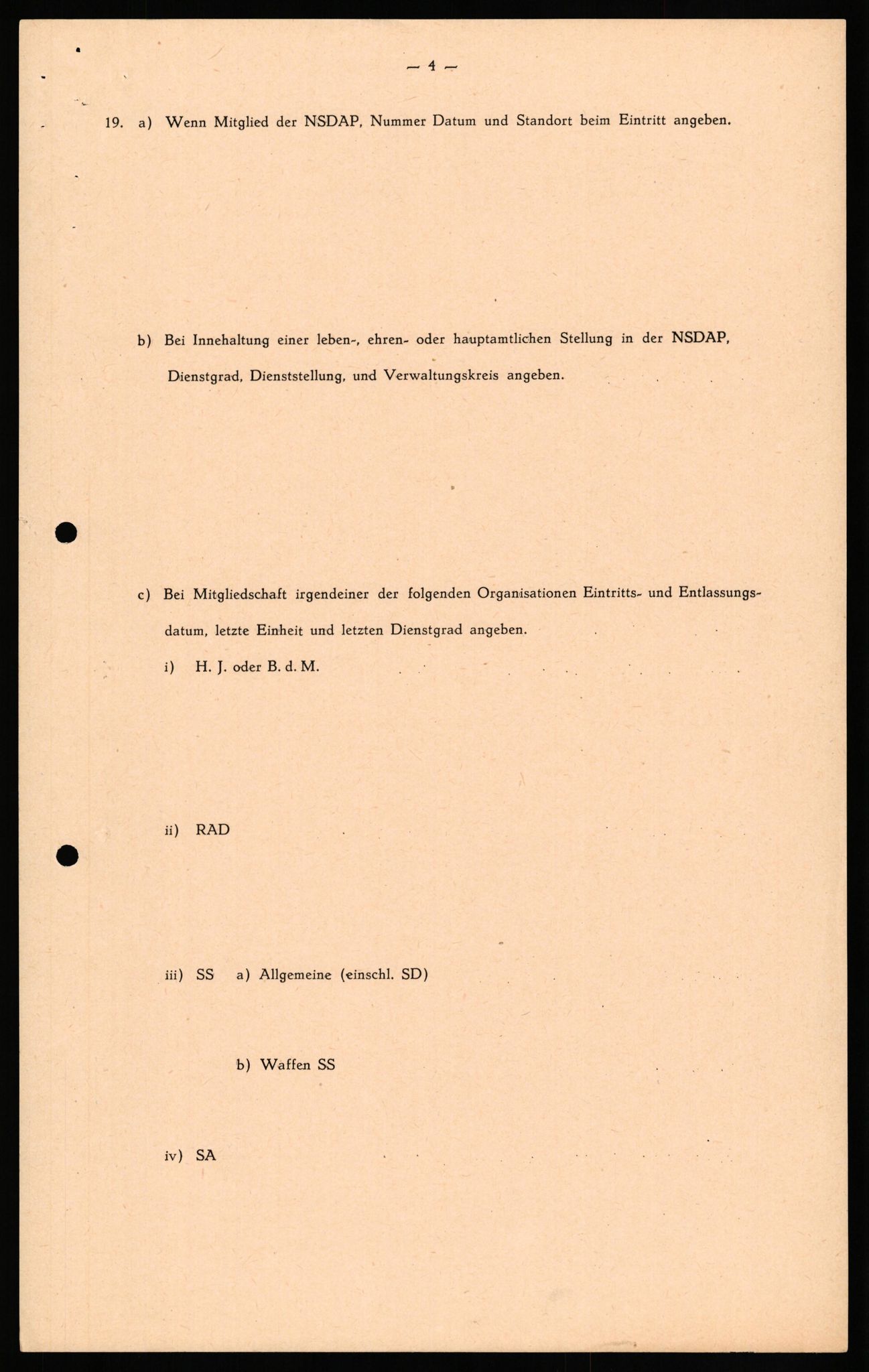 Forsvaret, Forsvarets overkommando II, RA/RAFA-3915/D/Db/L0034: CI Questionaires. Tyske okkupasjonsstyrker i Norge. Tyskere., 1945-1946, s. 282