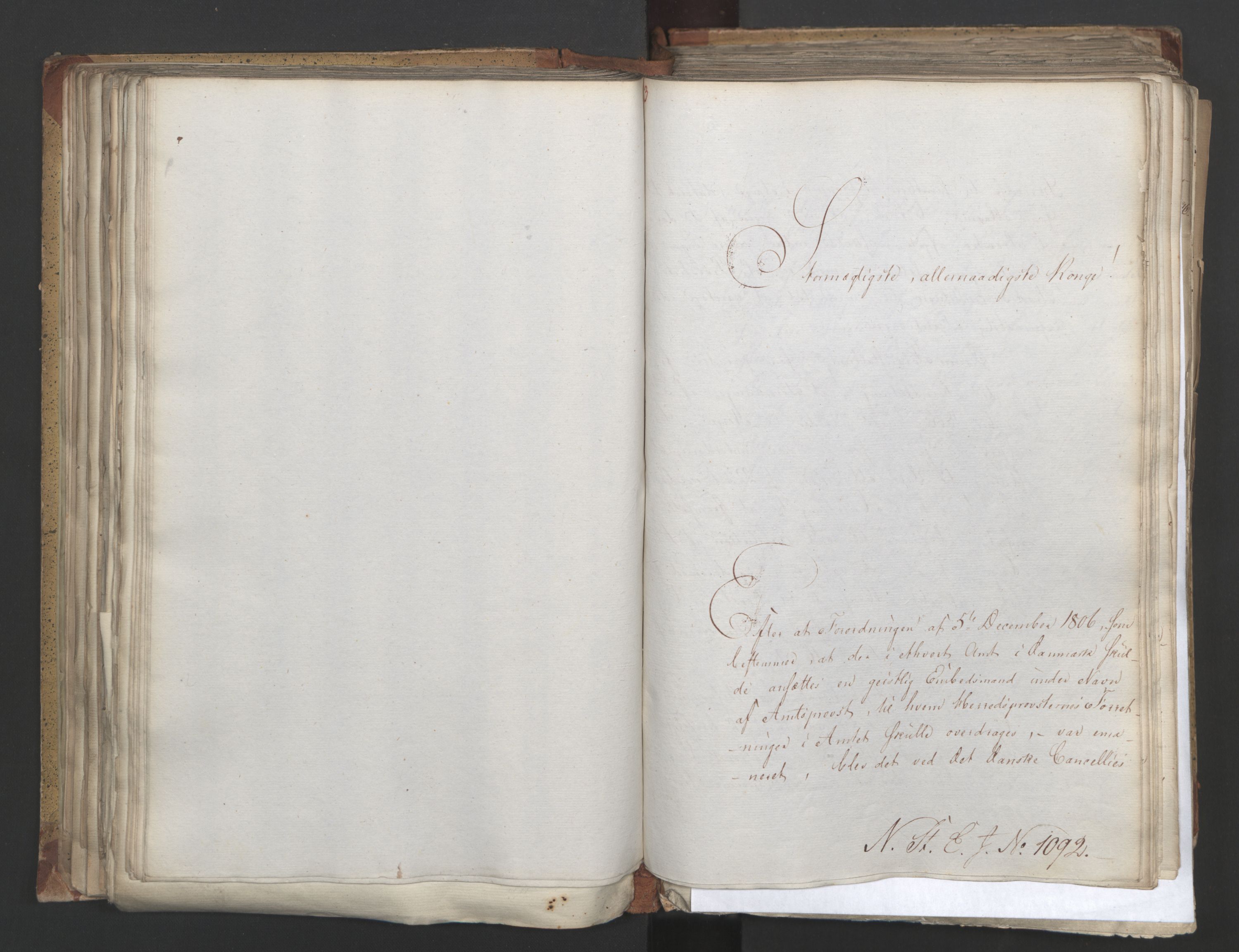 Statsrådsavdelingen i Stockholm, AV/RA-S-1003/D/Da/L0005: Regjeringsinnstillinger nr. 1000-1246, 1816, s. 200