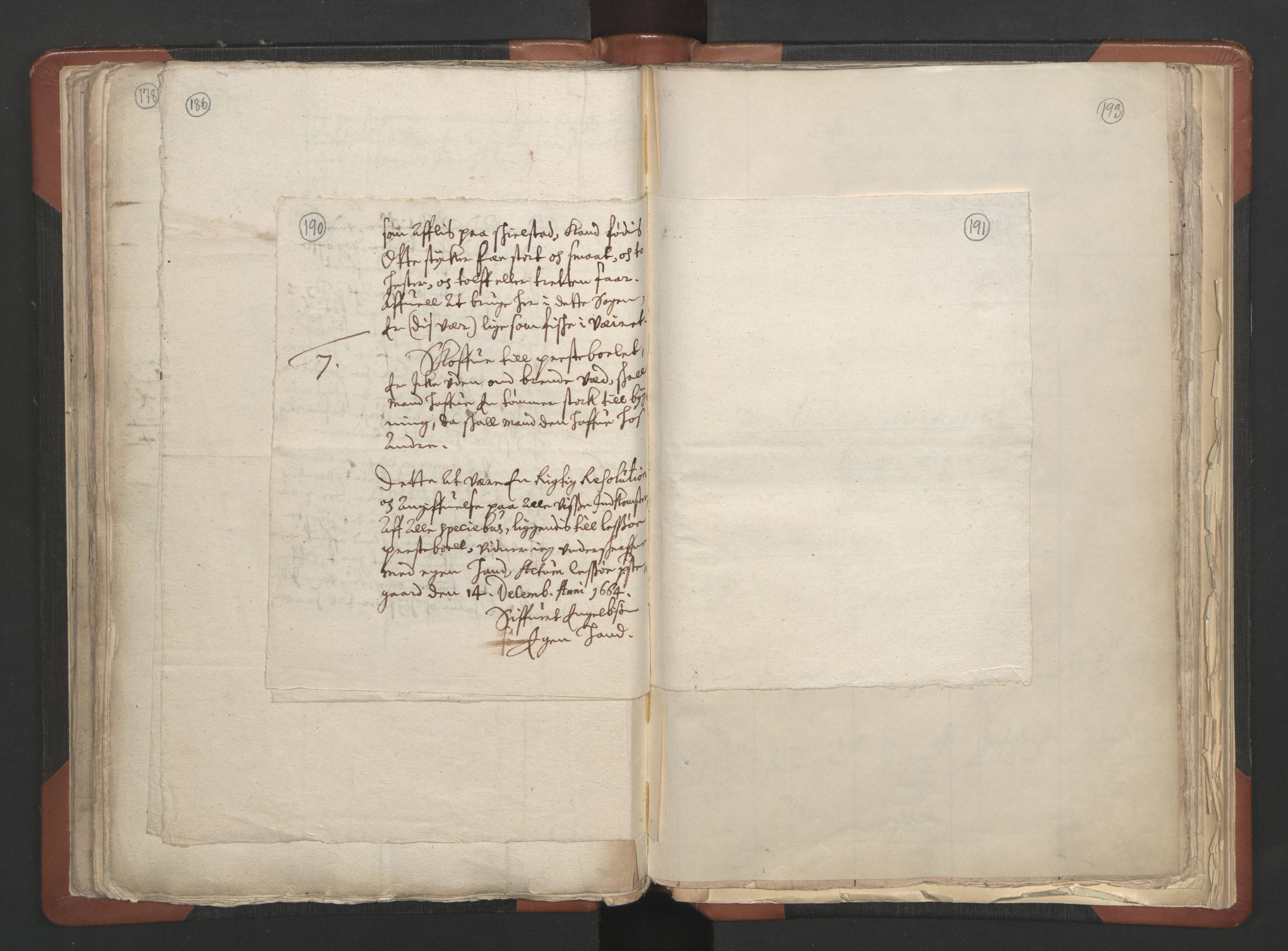 RA, Sogneprestenes manntall 1664-1666, nr. 6: Gudbrandsdal prosti, 1664-1666, s. 190-191