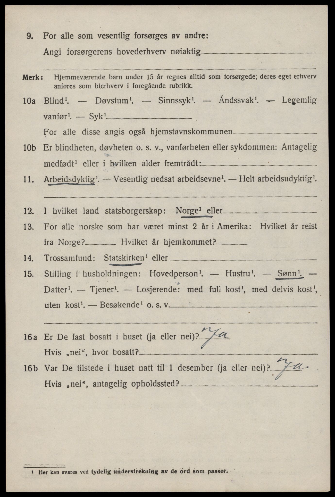 SAST, Folketelling 1920 for 1157 Vikedal herred, 1920, s. 1456