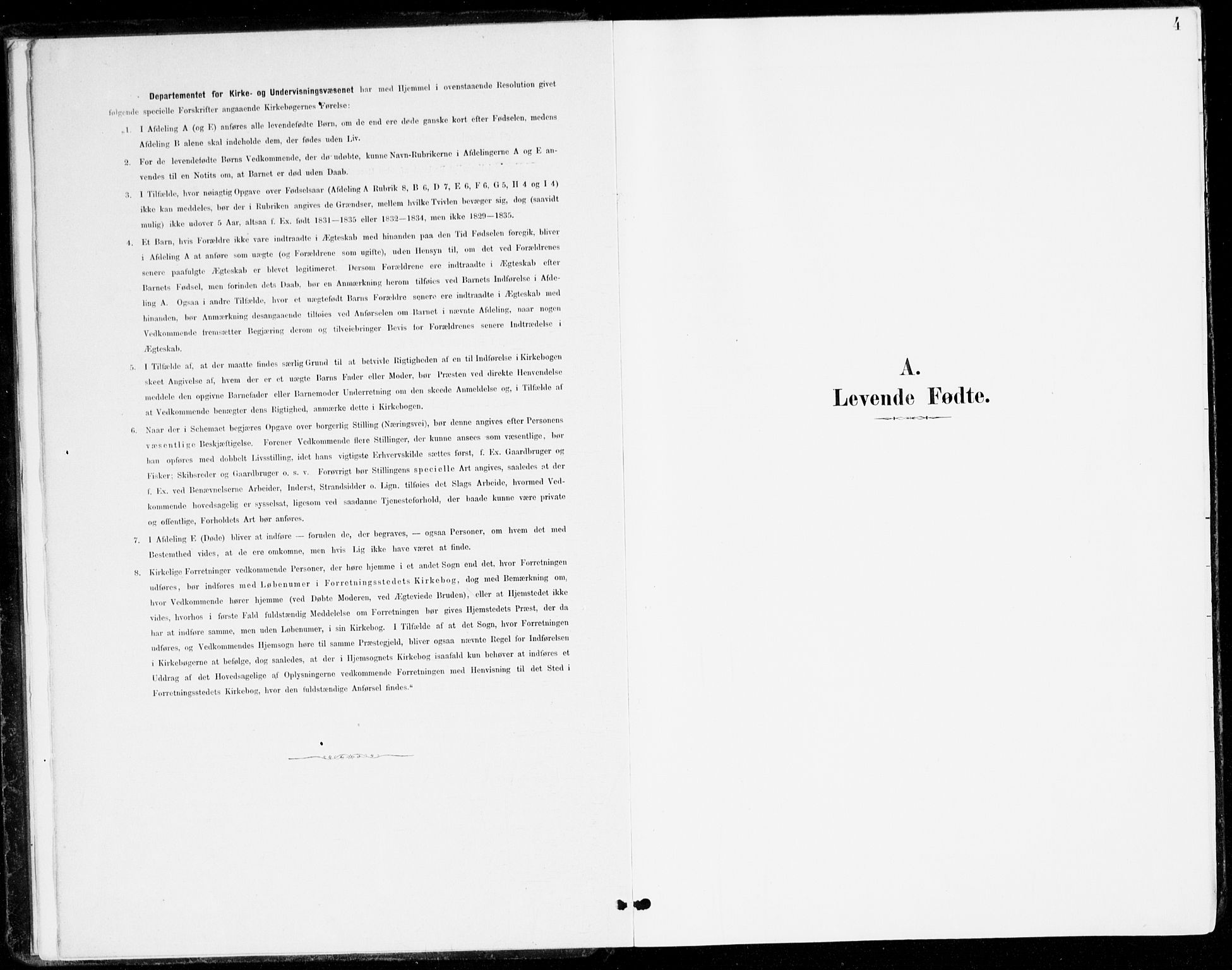 Leikanger sokneprestembete, SAB/A-81001: Ministerialbok nr. D 1, 1887-1922, s. 4