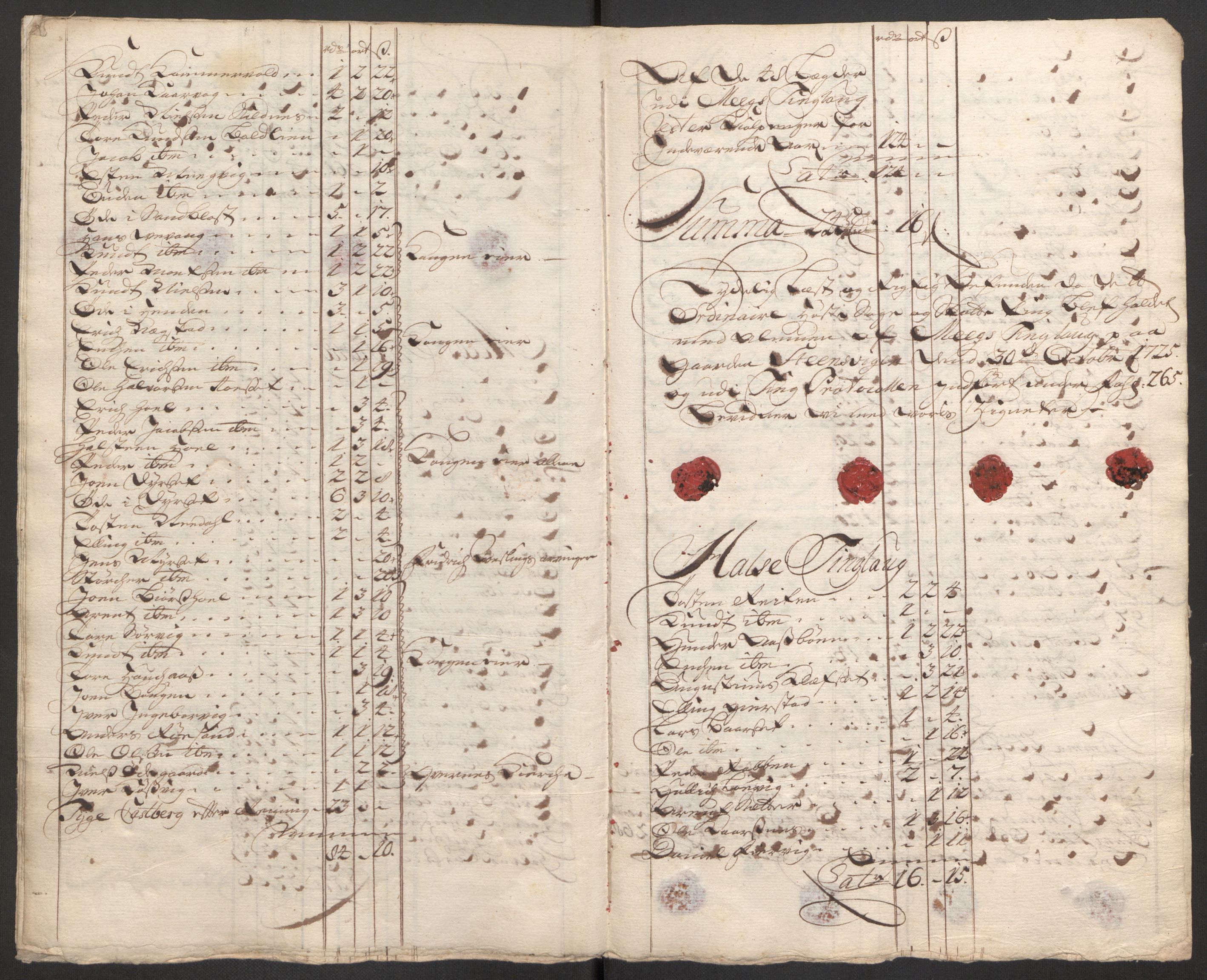 Rentekammeret inntil 1814, Reviderte regnskaper, Fogderegnskap, AV/RA-EA-4092/R56/L3758: Fogderegnskap Nordmøre, 1725, s. 304